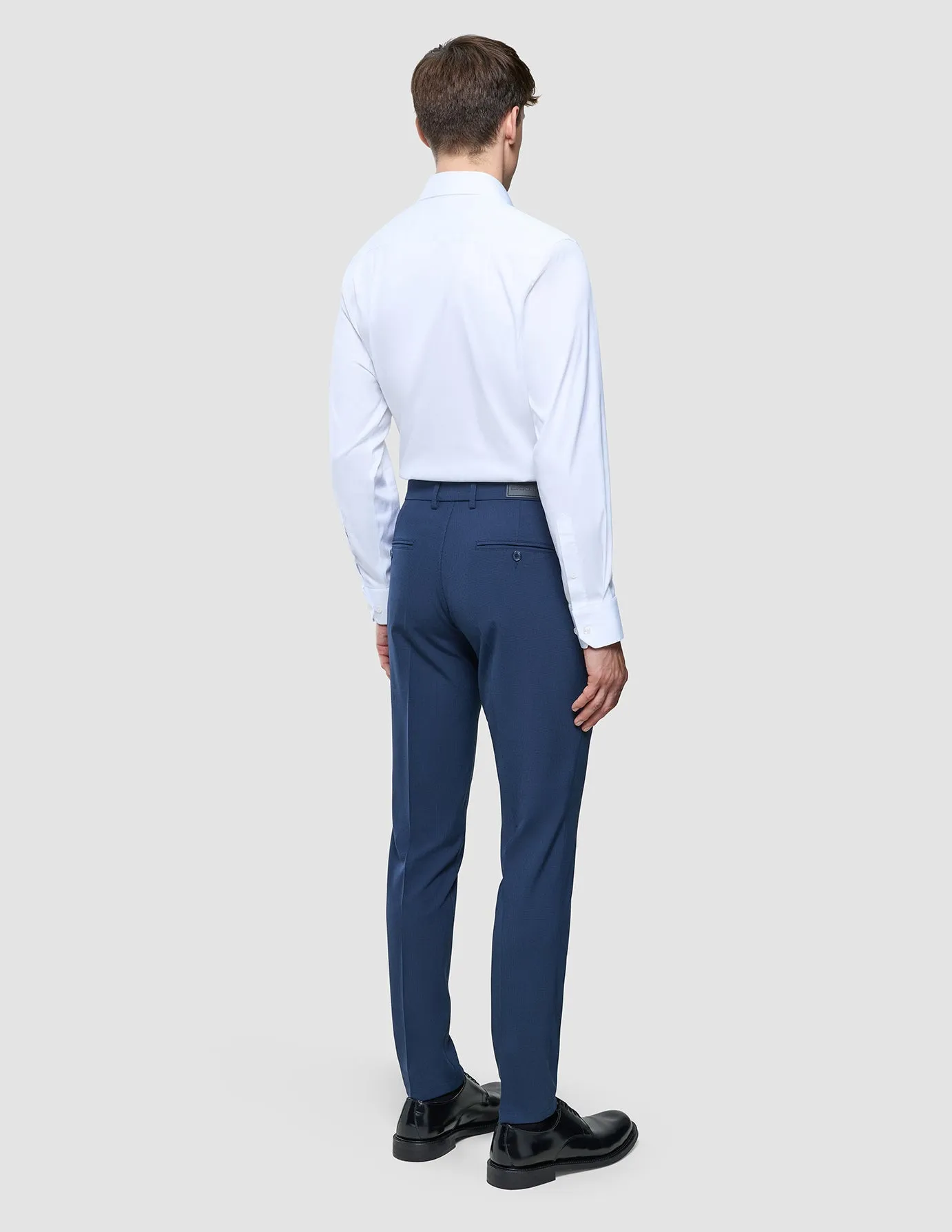 Essential Suit Pants Slim Navy Checks sold by Shaping New Tomorrow product image thumbnail 5