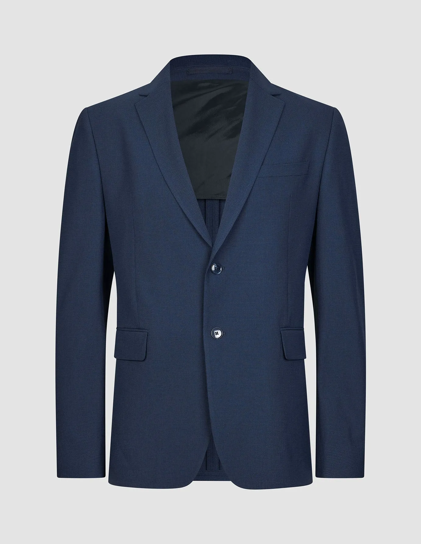 Essential Blazer Slim Navy Checks sold by Shaping New Tomorrow product image thumbnail 3