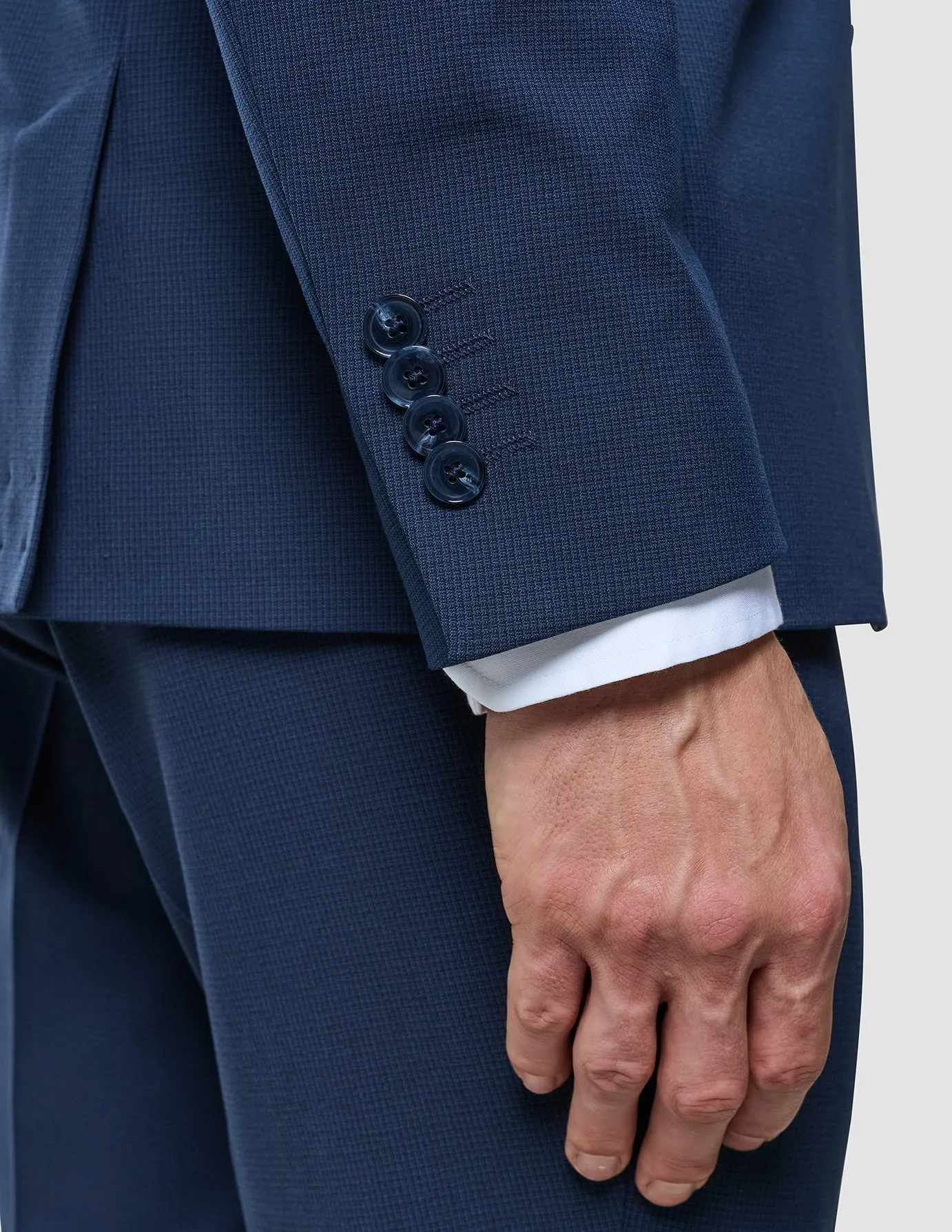 Essential Blazer Regular Navy Checks sold by Shaping New Tomorrow product image thumbnail 5