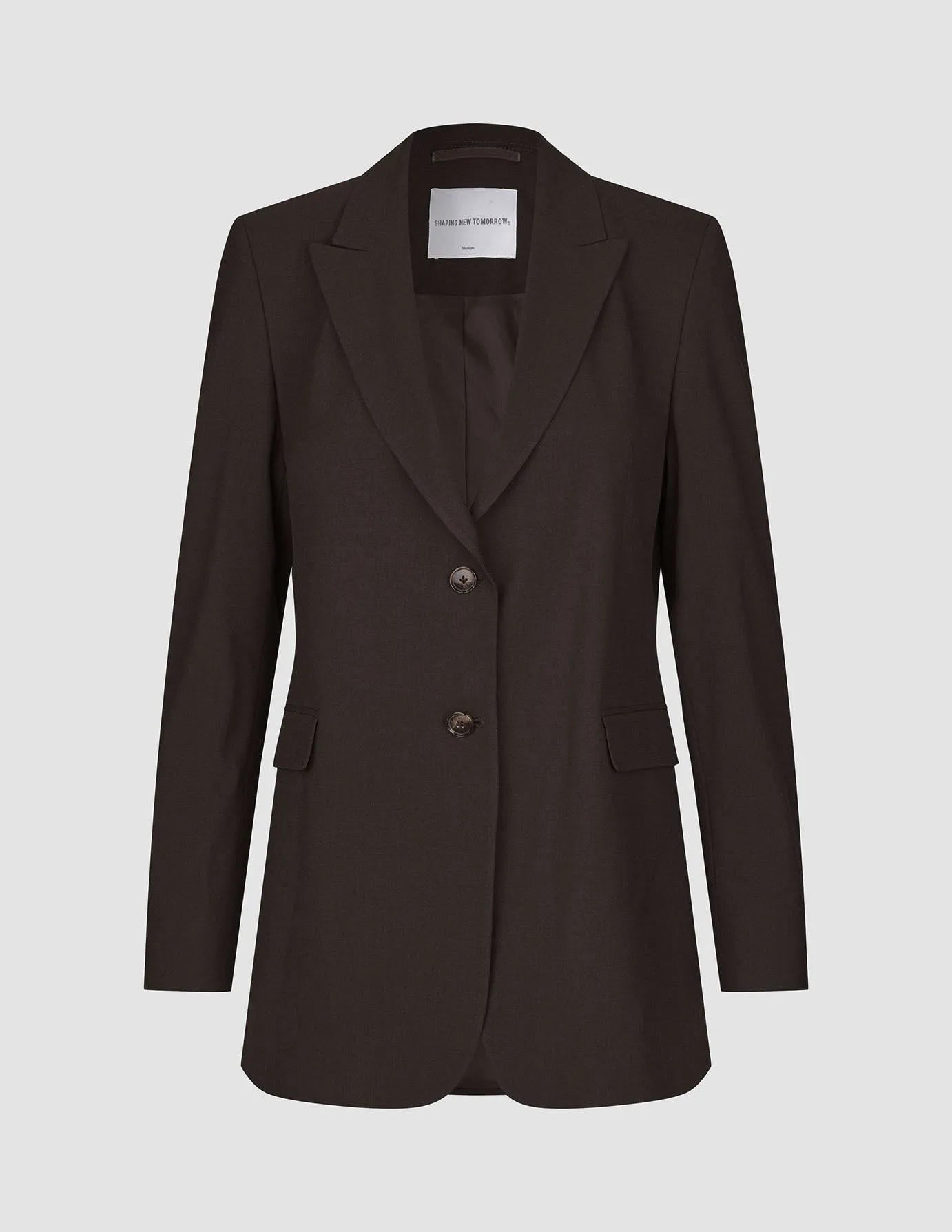 Women Ease Blazer Mocha Melange sold by Shaping New Tomorrow product image thumbnail 3