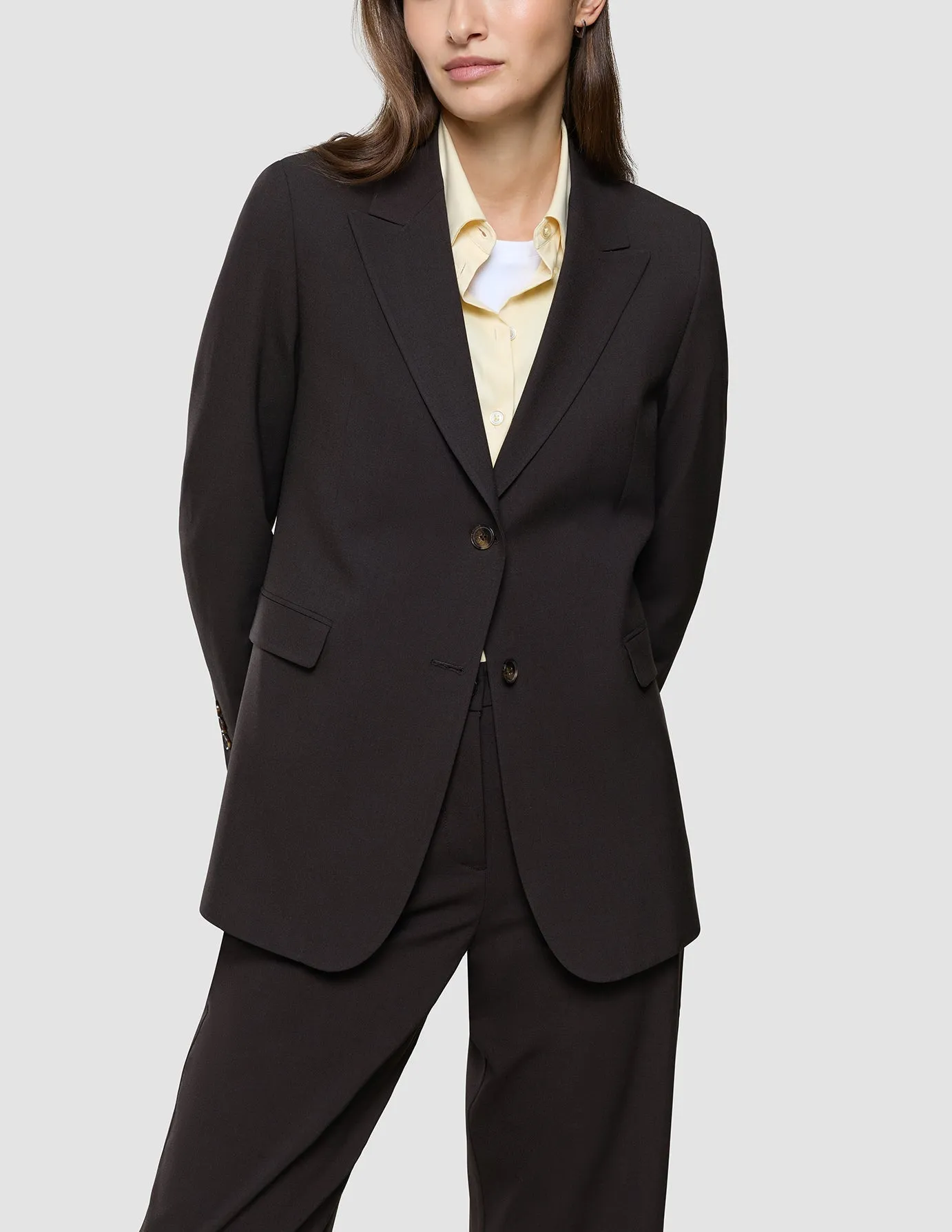 Women Ease Blazer Mocha Melange sold by Shaping New Tomorrow product image thumbnail 4