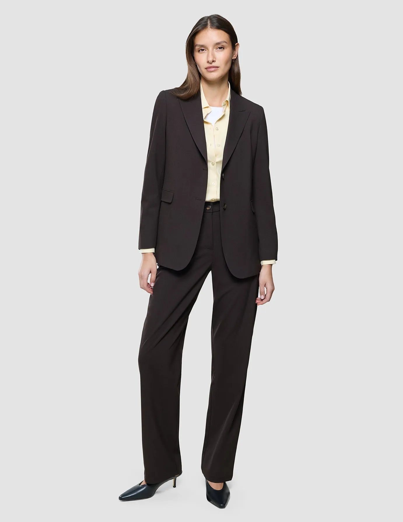 Women Ease Blazer Mocha Melange sold by Shaping New Tomorrow product image thumbnail 2