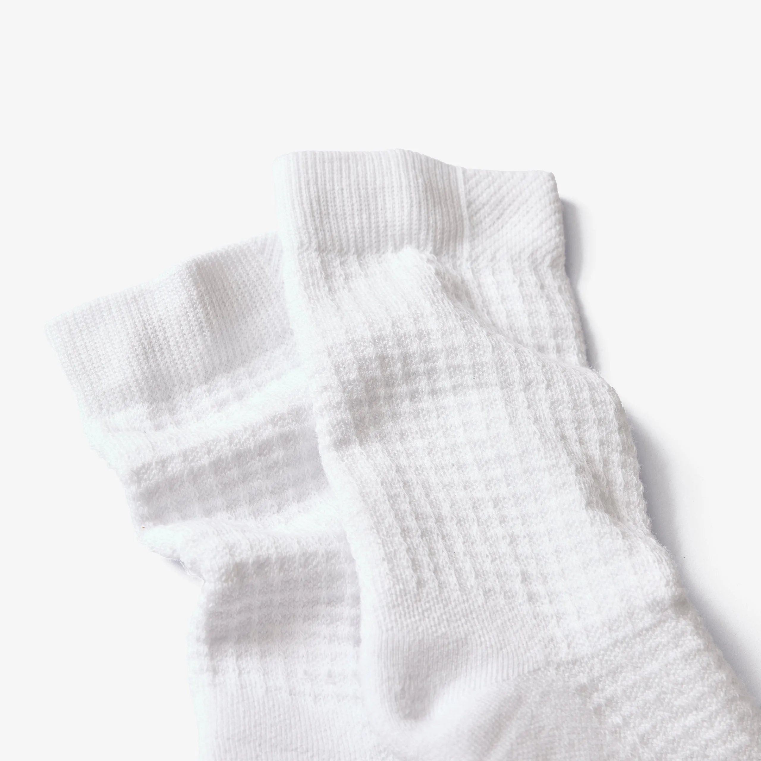 Waffle Cloud Crew Socks 3 Pack - Bright White sold by Lusso Cloud product image thumbnail 2