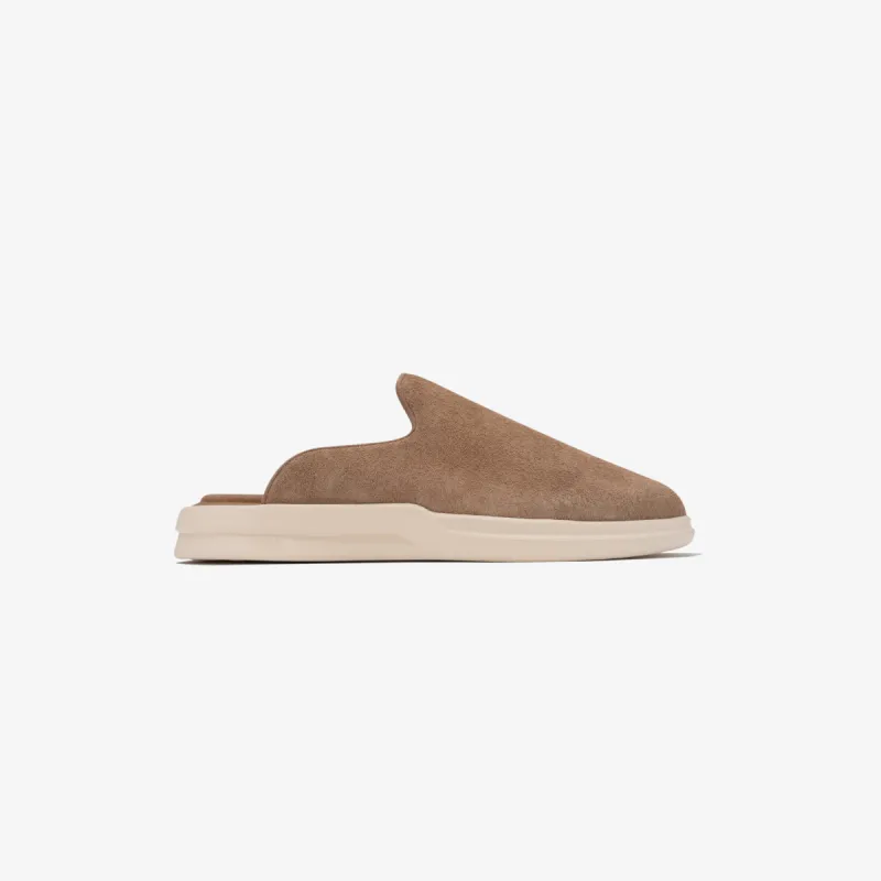 Pelli - Chestnut Hairy Suede / Shortbread sold by Lusso Cloud
