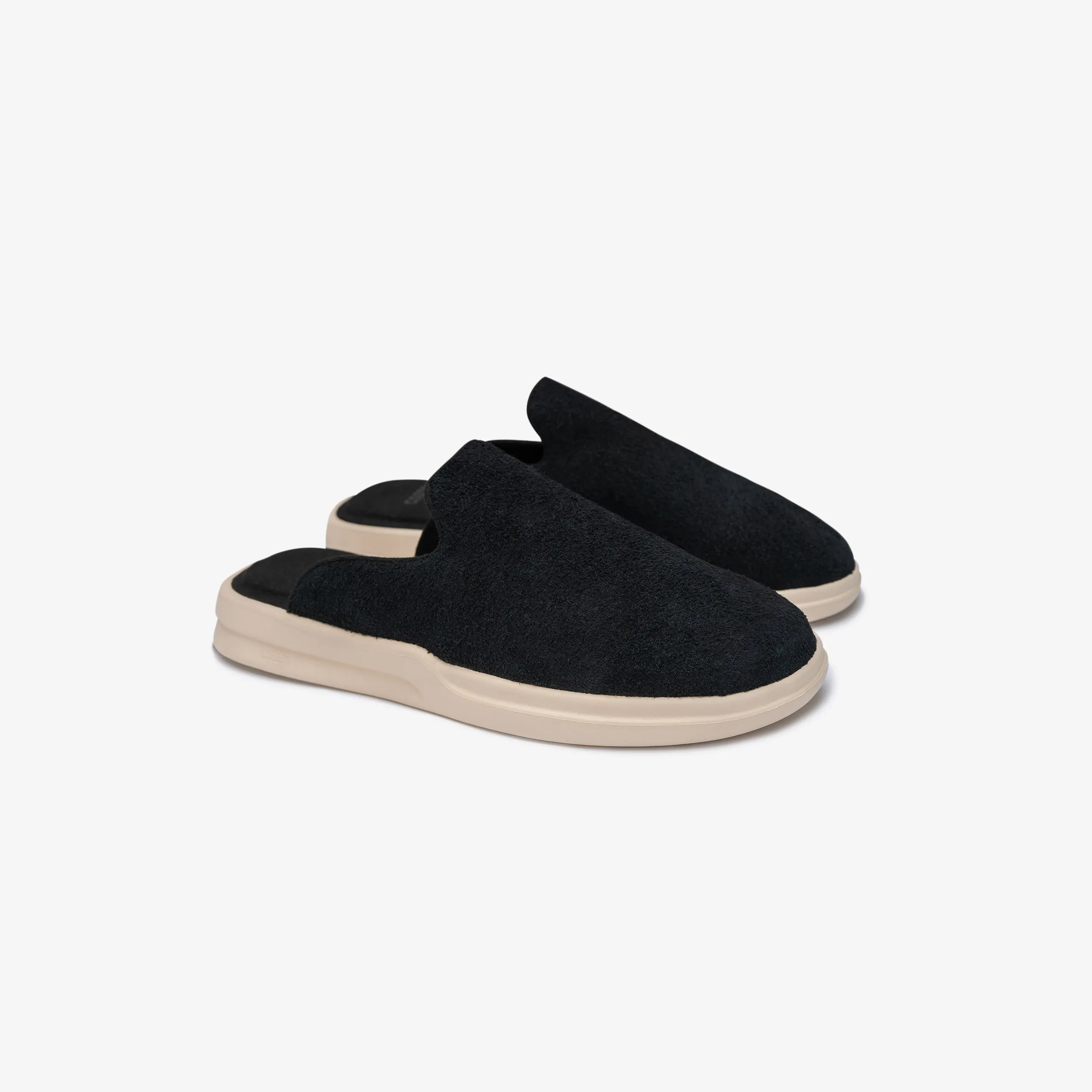 Pelli - Jet Black Hairy Suede / Shortbread sold by Lusso Cloud product image thumbnail 2
