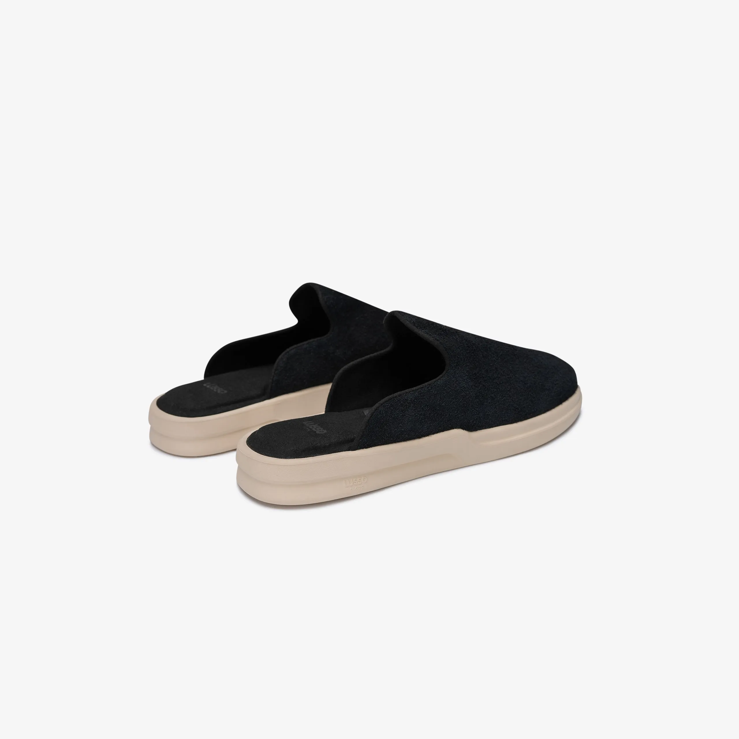 Pelli - Jet Black Hairy Suede / Shortbread sold by Lusso Cloud product image thumbnail 3
