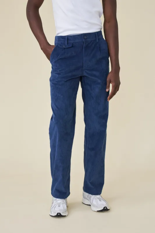 RELAXED CORDUROY TROUSER - DALLAS BLUE sold by Bound