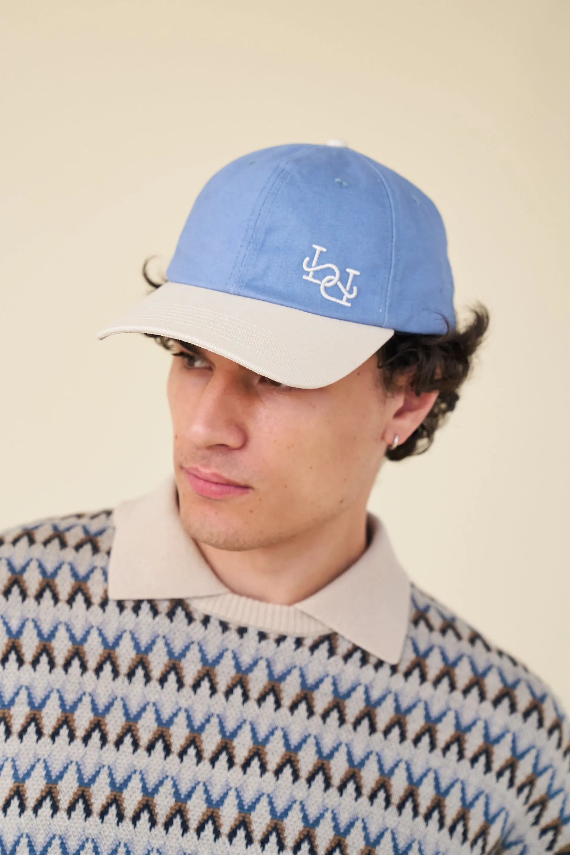 SIGNATURE BASEBALL CAP - BLUE / CREAM sold by Bound product image thumbnail 2