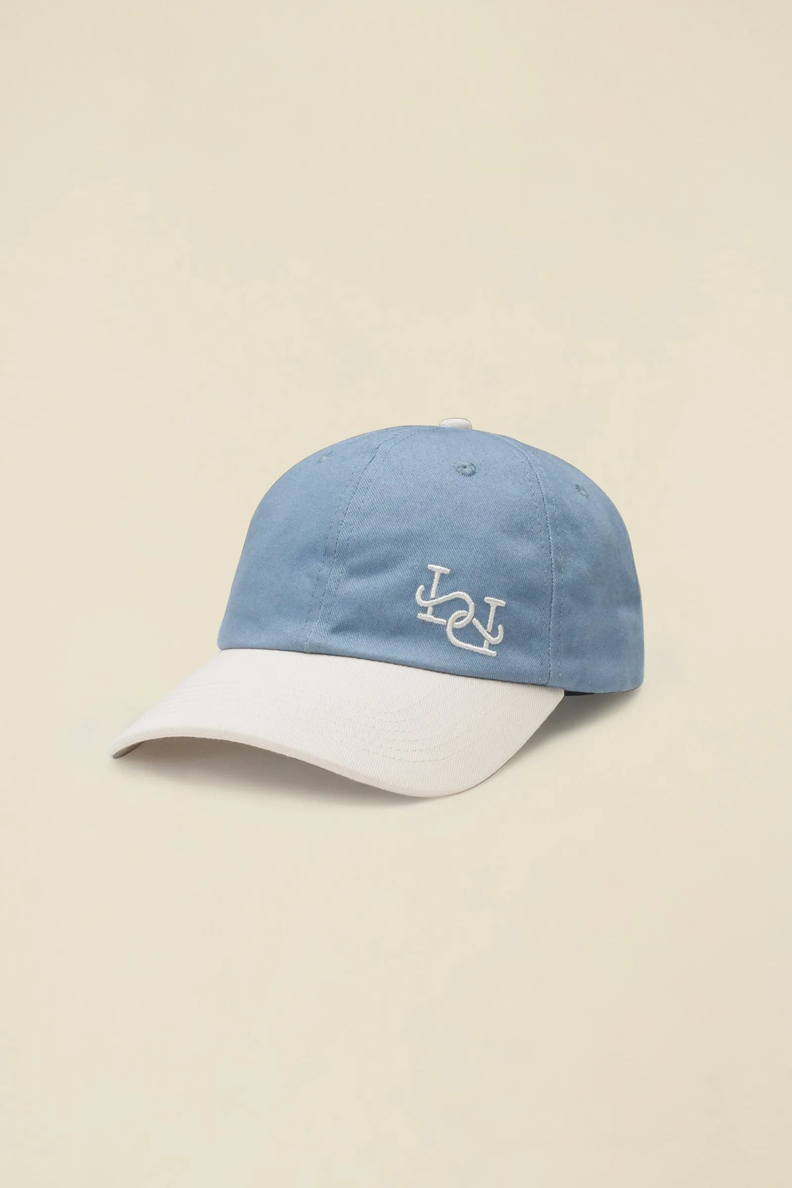SIGNATURE BASEBALL CAP - BLUE / CREAM sold by Bound