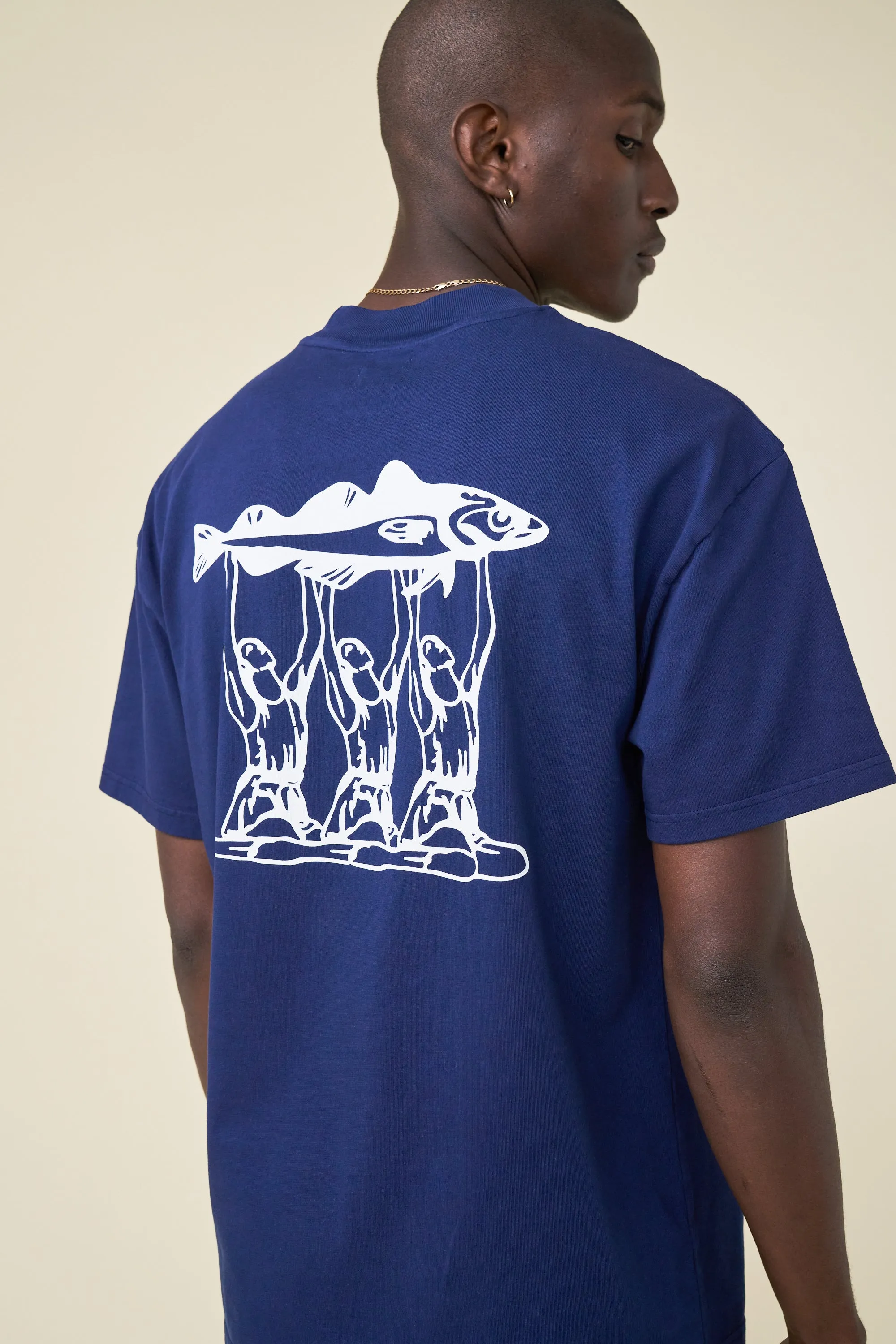 MARISSA ANGLING TEE - NAVY sold by Bound product image thumbnail 5