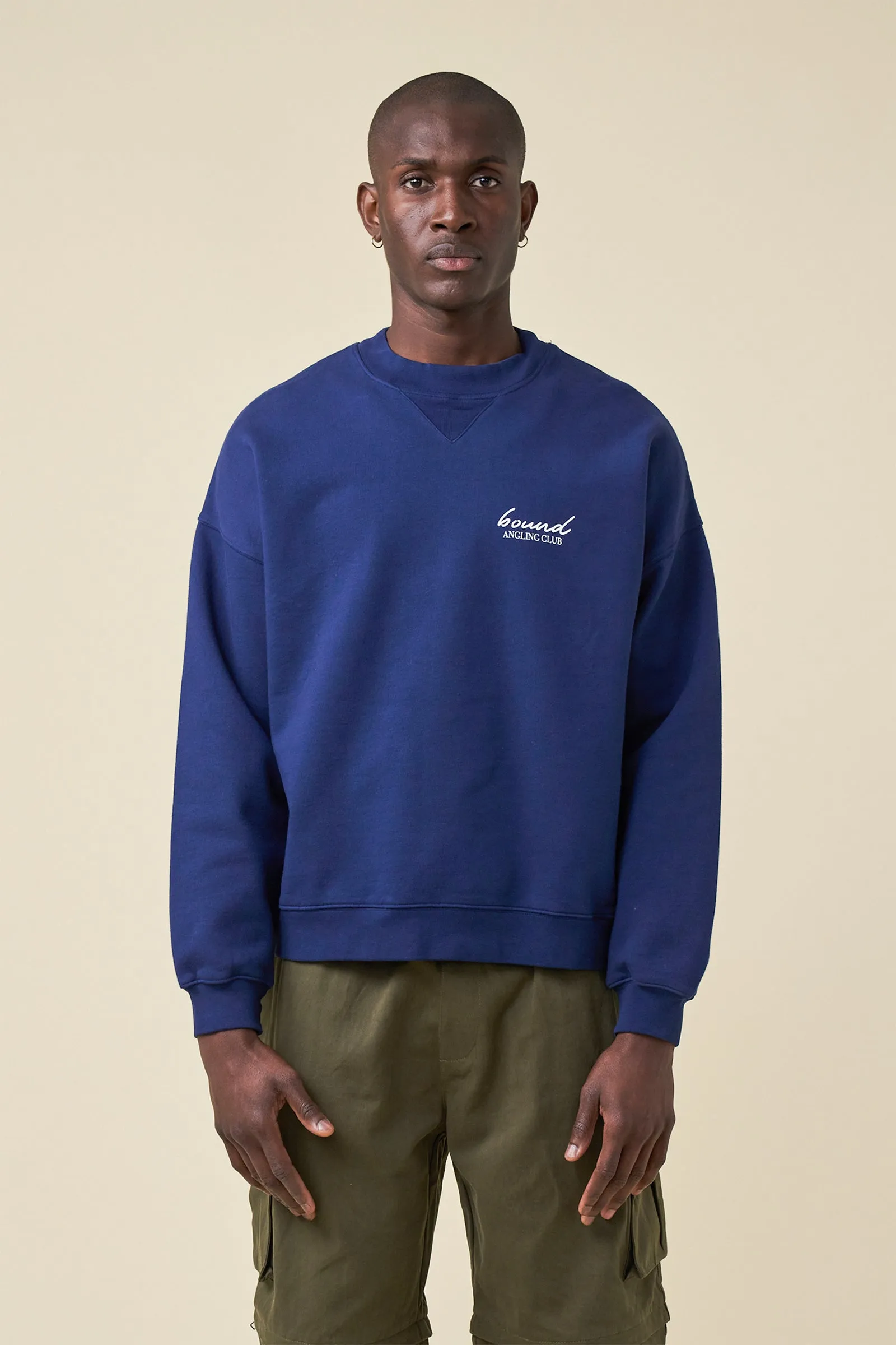 ANGLING CLUB SWEATER - NAVY sold by Bound