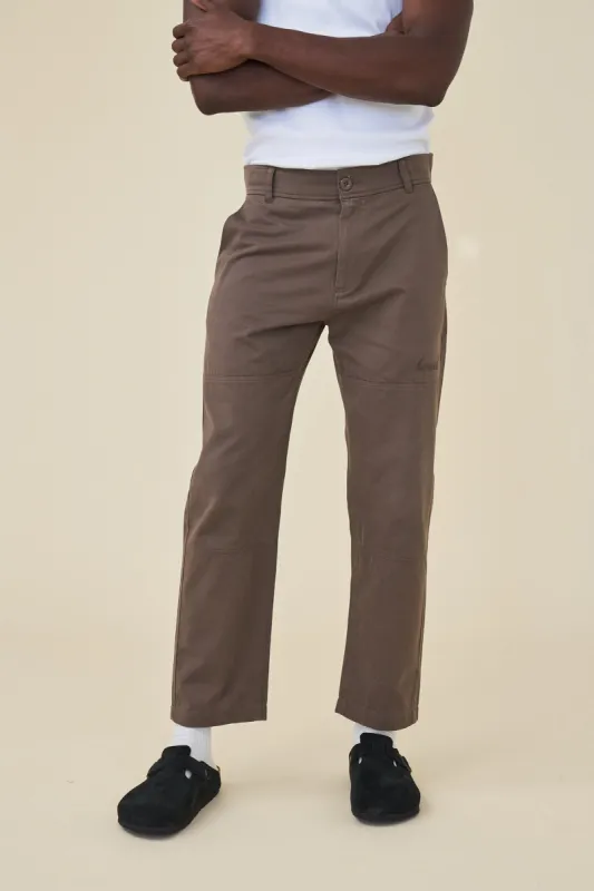BROWN STRAIGHT WORK PANT sold by Bound