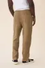RELAXED LINEN TROUSERS - ARMY GREEN sold by Bound