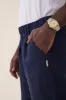 RELAXED LINEN TROUSERS - NAVY sold by Bound