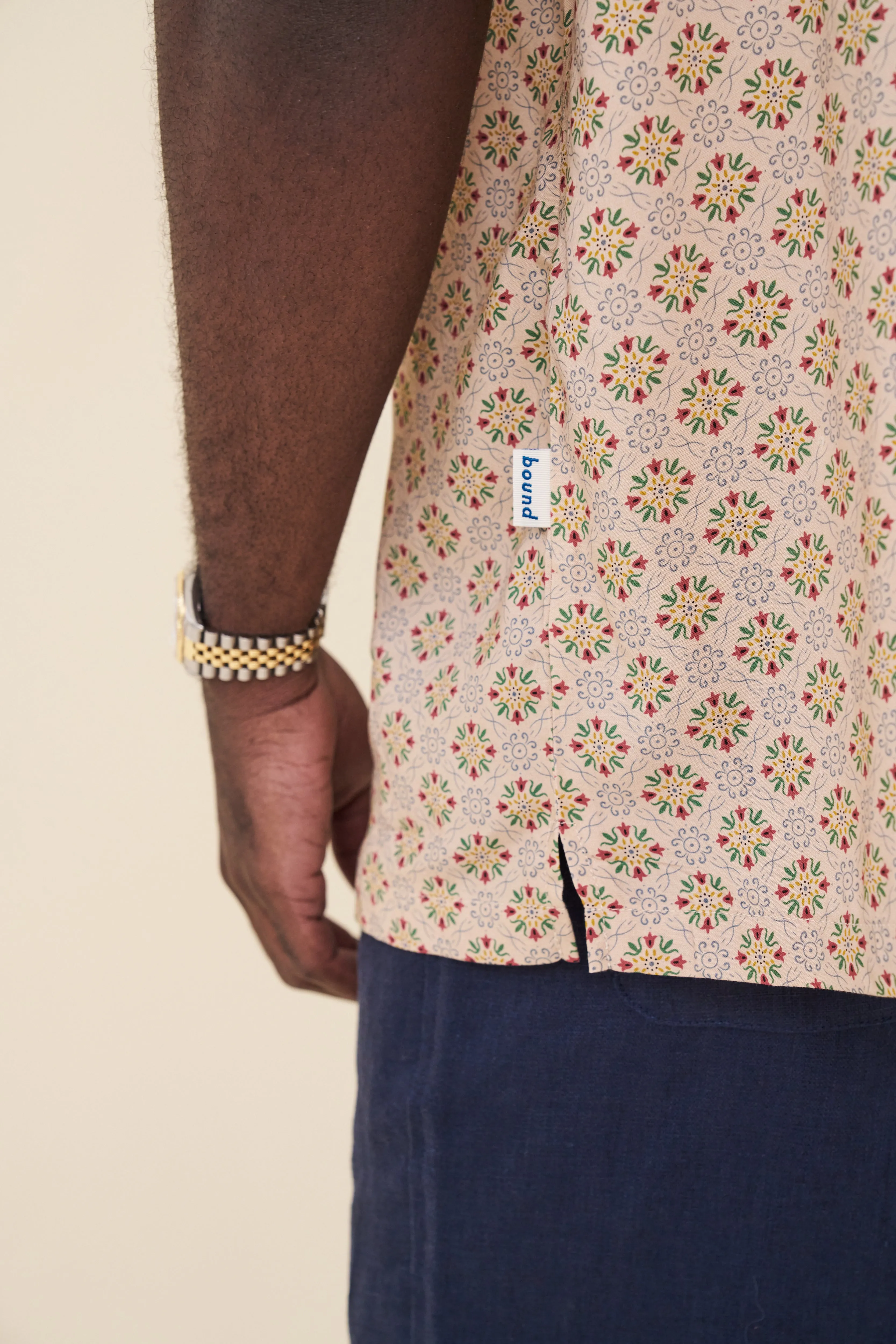 FLORAL MOSAIC RAYON SS SHIRT sold by Bound product image thumbnail 5