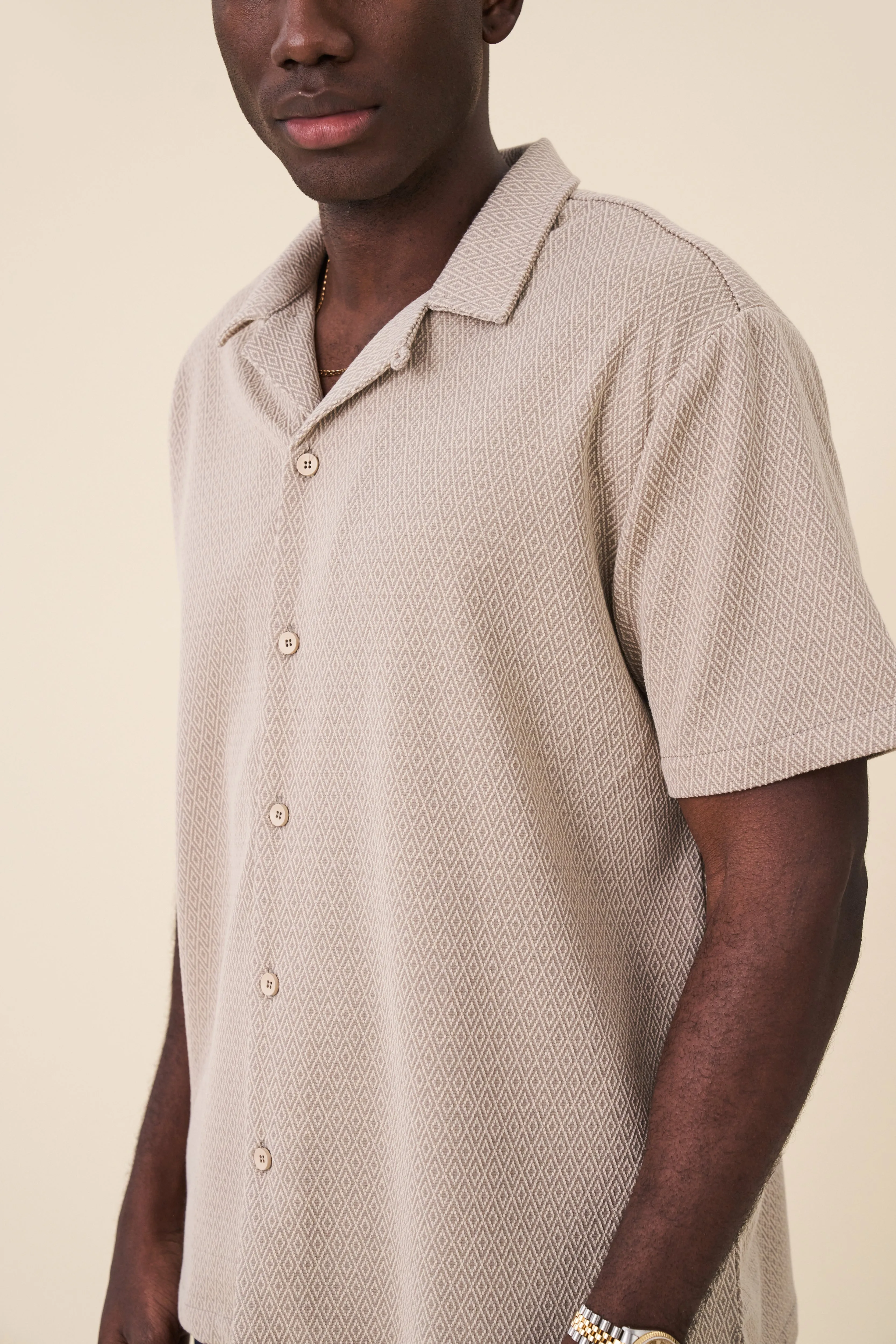 OAT DIAMOND CUBAN SS SHIRT sold by Bound product image thumbnail 5
