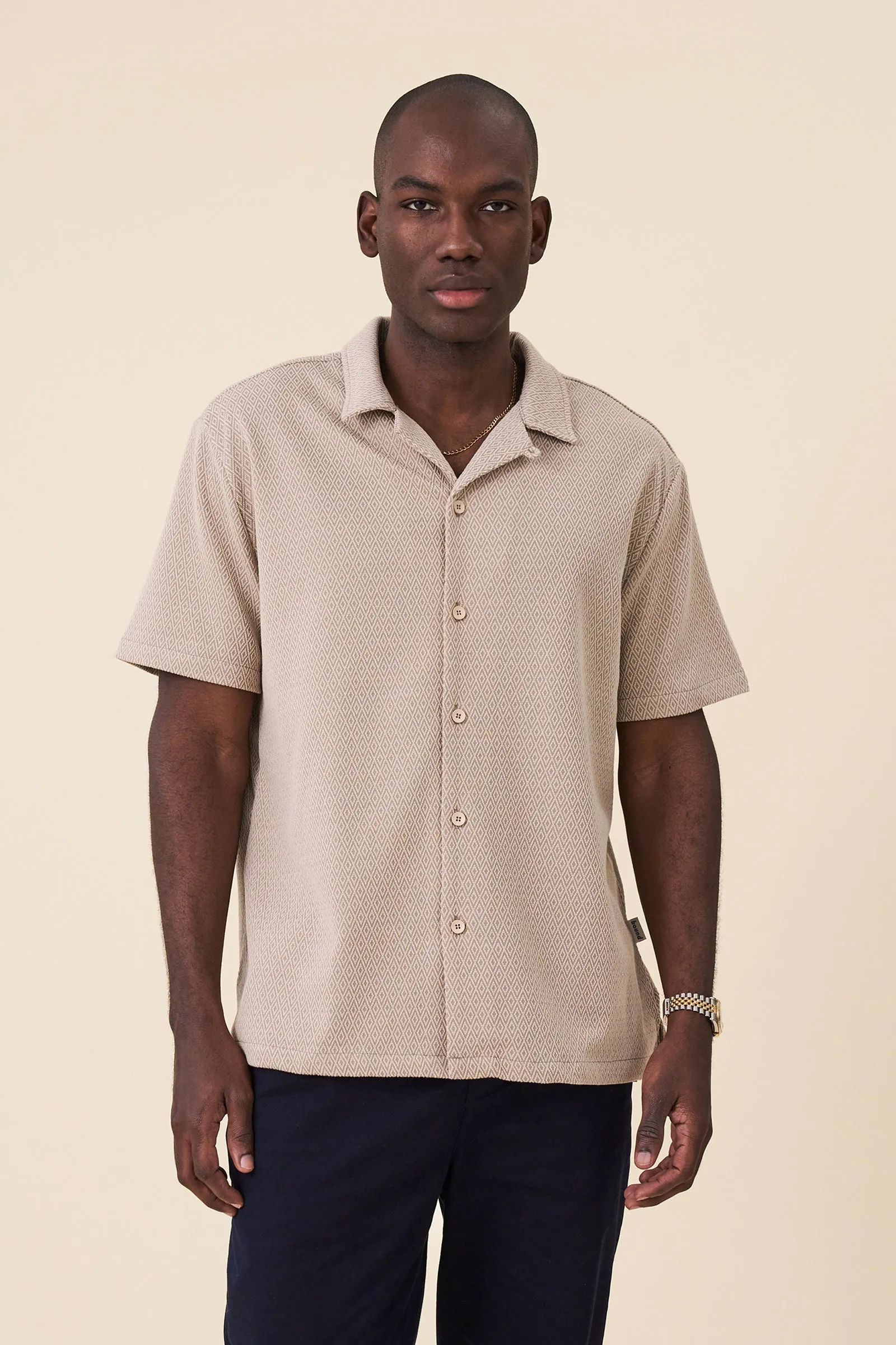 OAT DIAMOND CUBAN SS SHIRT sold by Bound