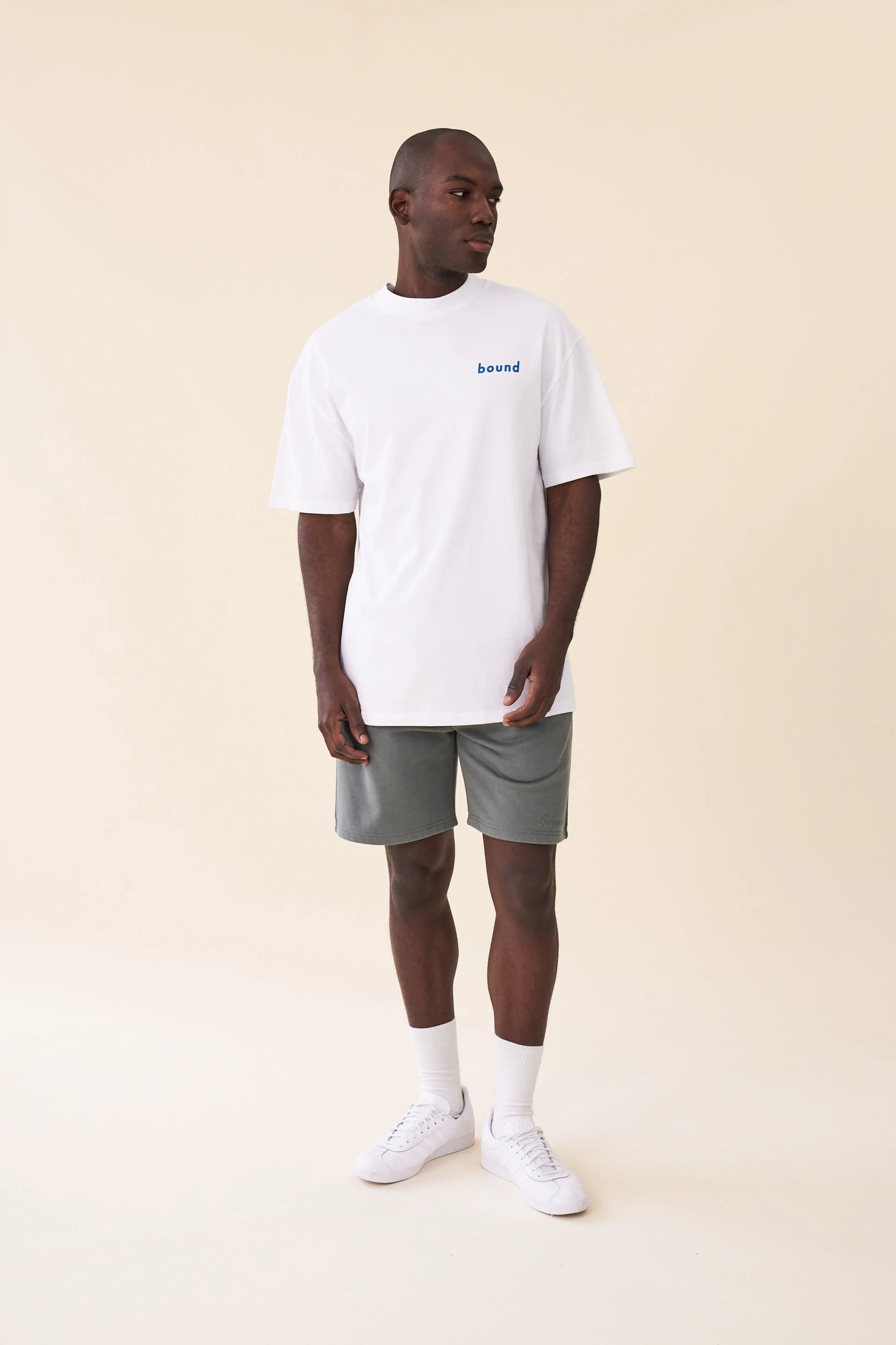 SCRIPT JOGGER SHORTS- PINE GREEN sold by Bound product image thumbnail 2