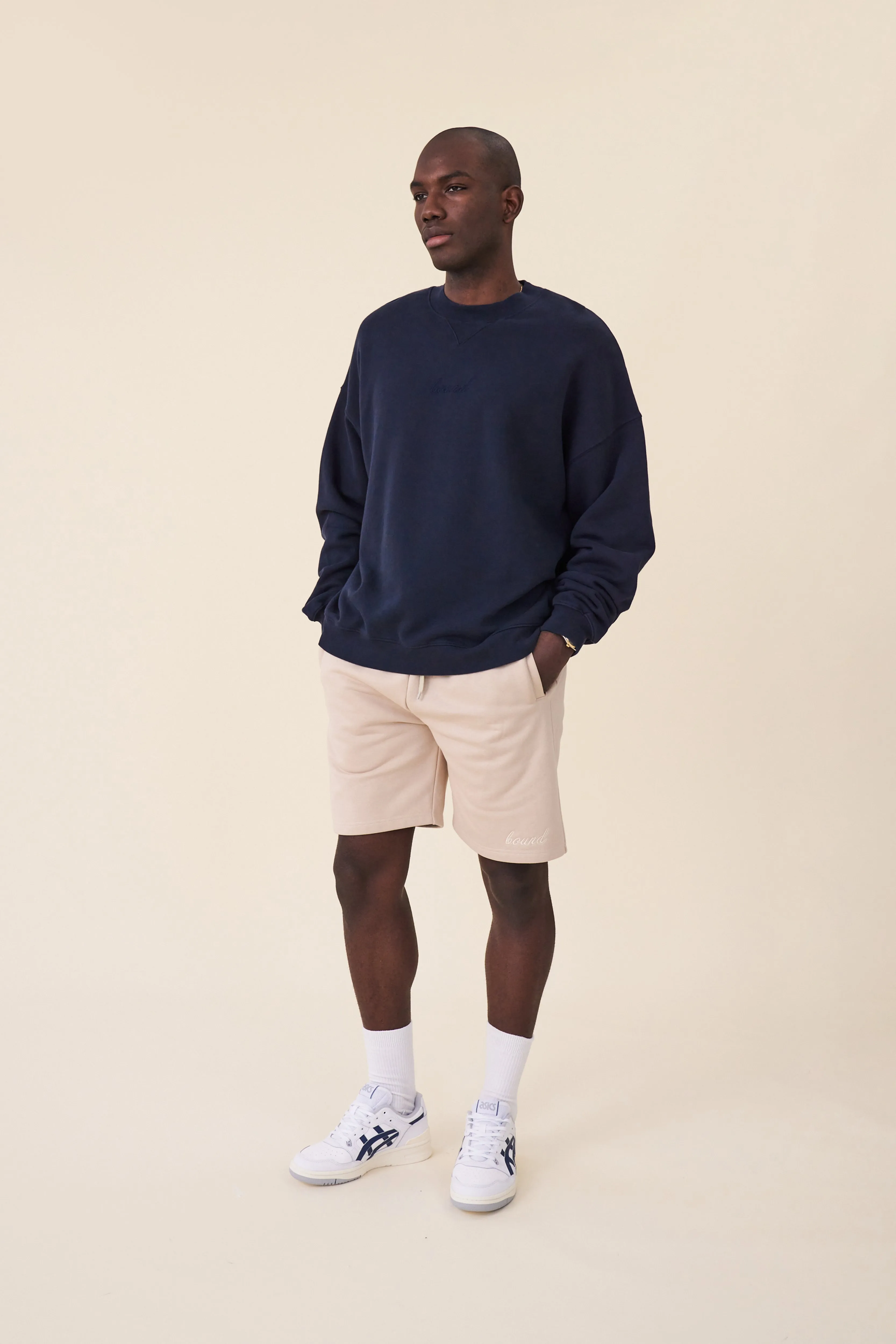 SCRIPT JOGGER SHORTS - FAWN sold by Bound product image thumbnail 2