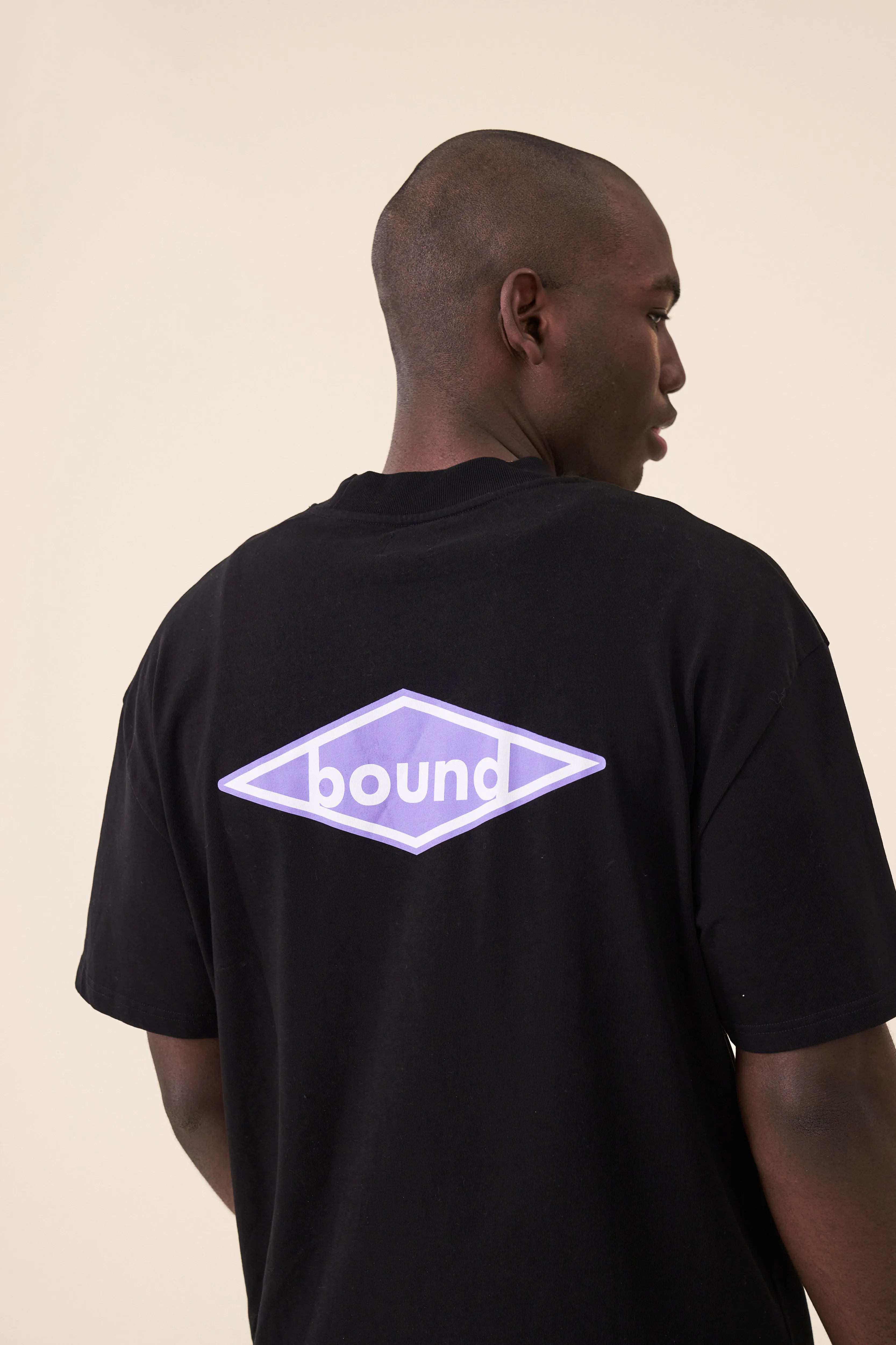 DIAMOND TEE - BLACK sold by Bound product image thumbnail 4