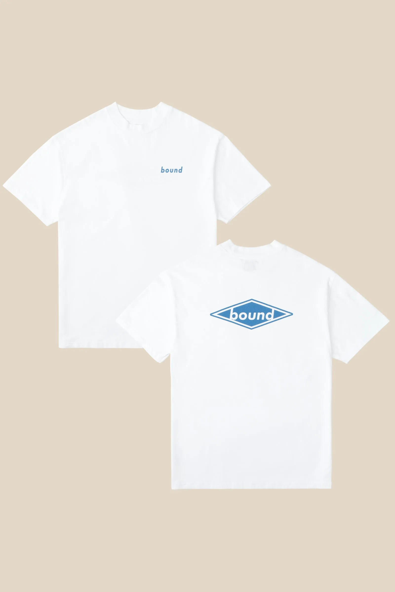 DIAMOND TEE - WHITE sold by Bound