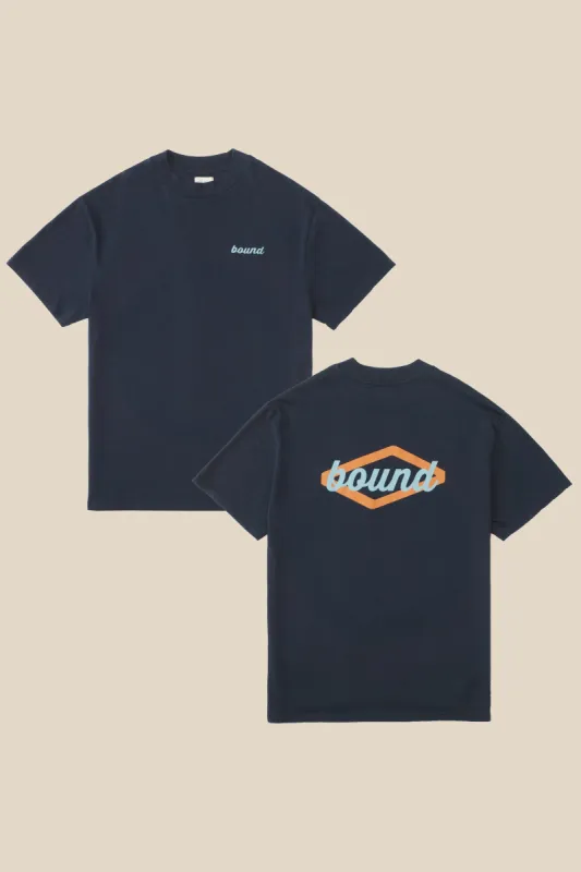 HATCH TEE - NAVY sold by Bound