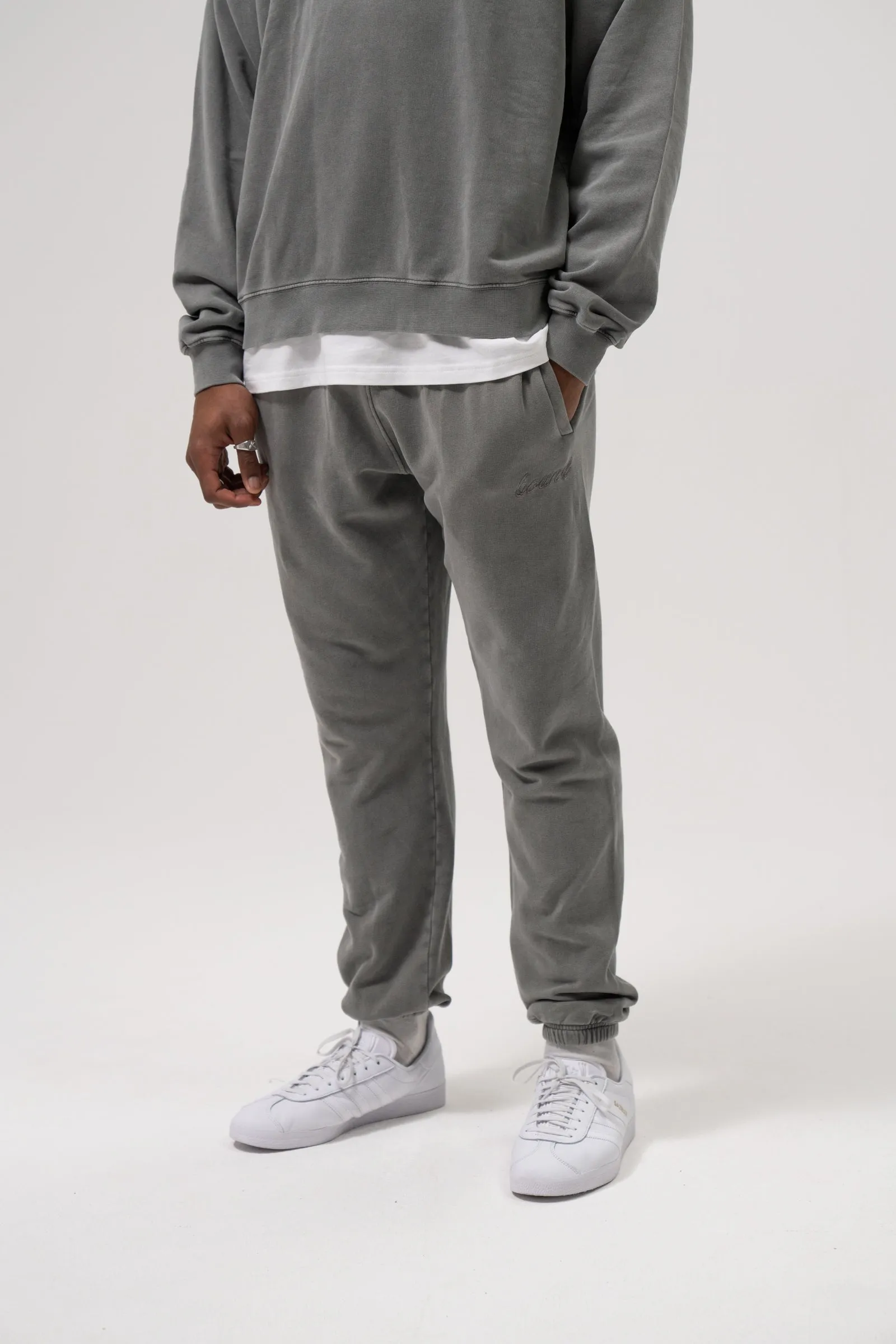 SUSTAIN WASHED GREY SWEATER & JOGGERS SET sold by Bound product image thumbnail 4