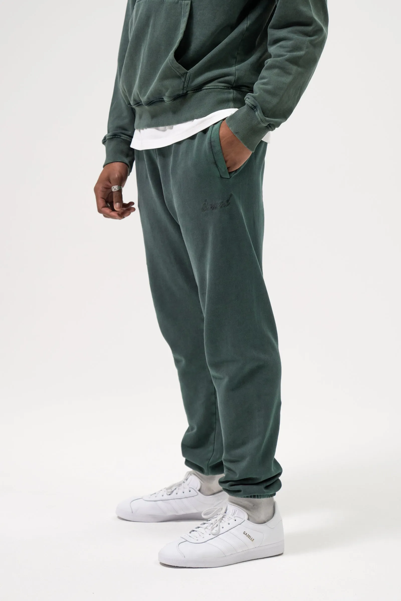 SUSTAIN WASHED GREEN SWEATER & JOGGERS SET sold by Bound product image thumbnail 4