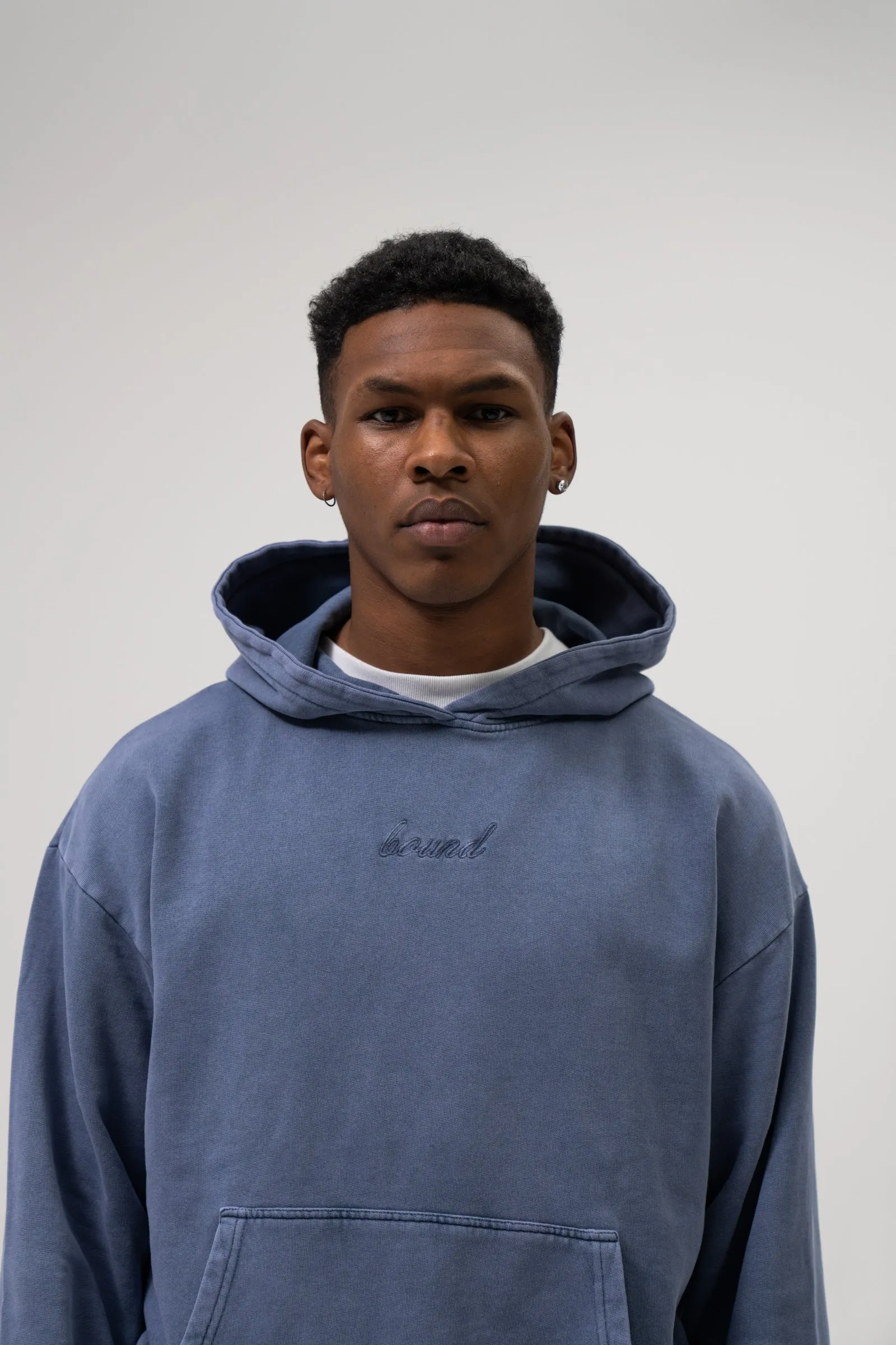SUSTAIN WASHED BLUE HOODIE & JOGGERS SET sold by Bound product image thumbnail 4