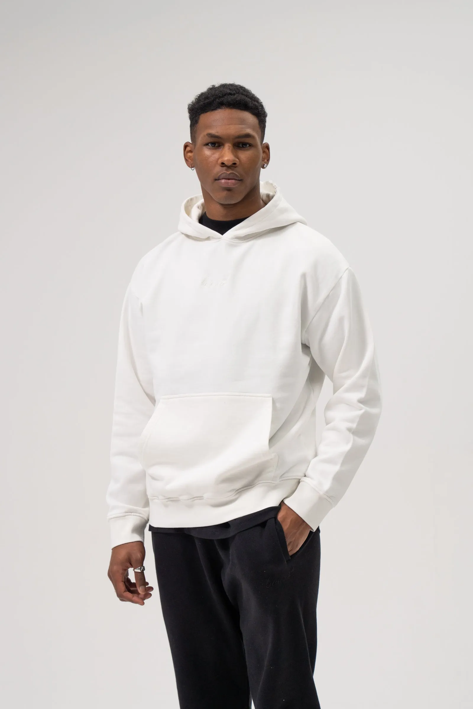 SUSTAIN IVORY HOODIE & NAVY JOGGERS SET sold by Bound product image thumbnail 3
