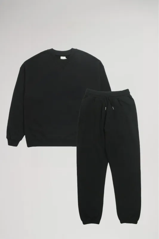 SUSTAIN BLACK SWEATER & JOGGERS SET sold by Bound