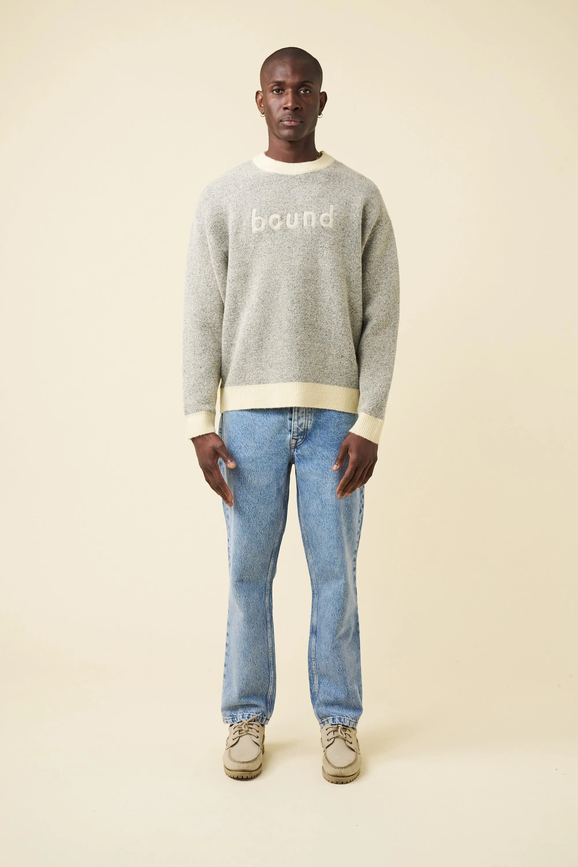WOOL EMBROIDERED KNIT SWEATER sold by Bound product image thumbnail 3