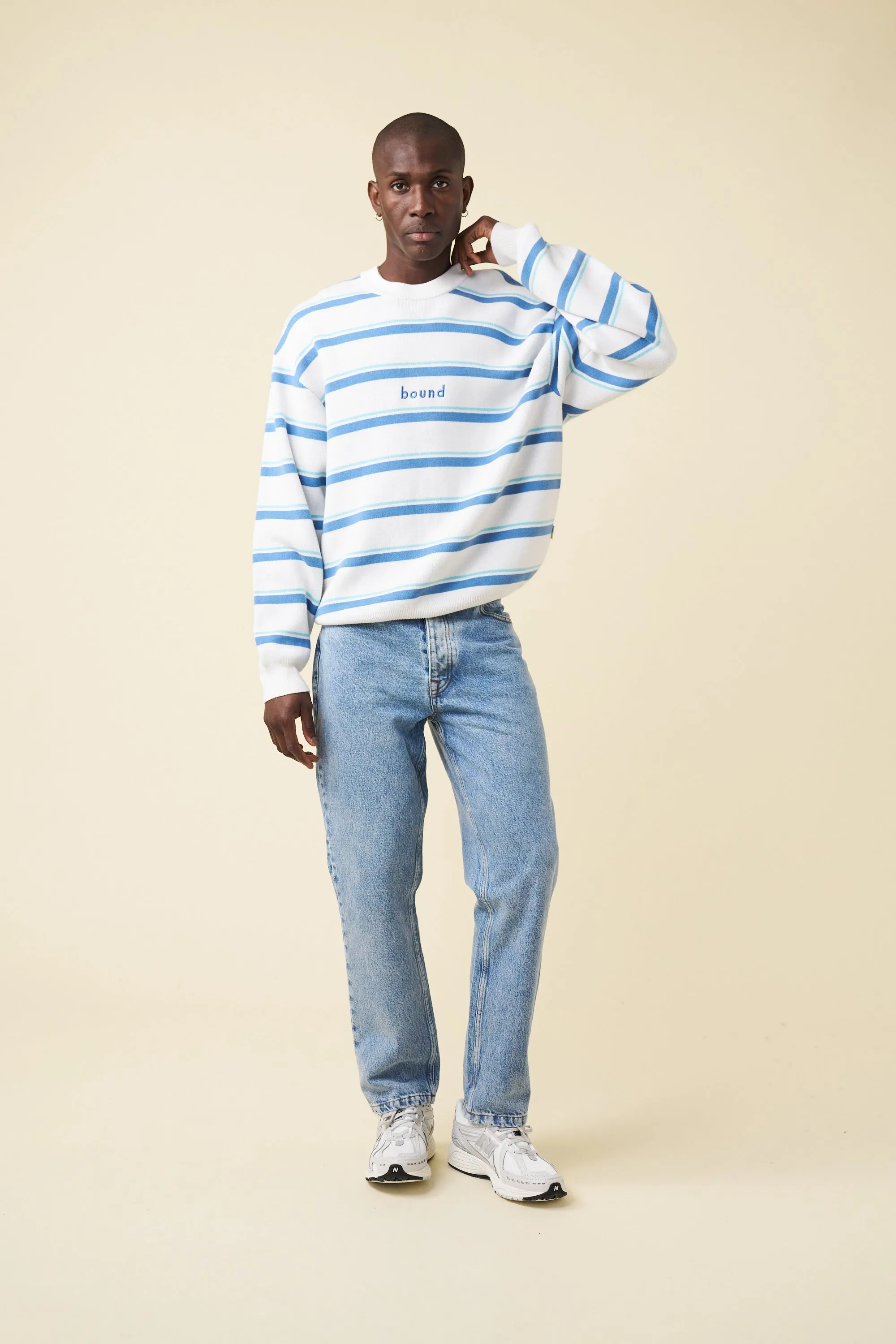 RETRO STRIPE KNIT SWEATER sold by Bound product image thumbnail 3