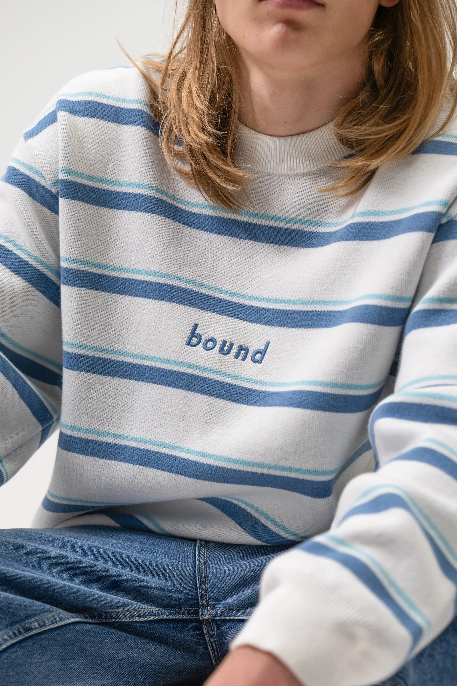 RETRO STRIPE KNIT SWEATER sold by Bound product image thumbnail 4
