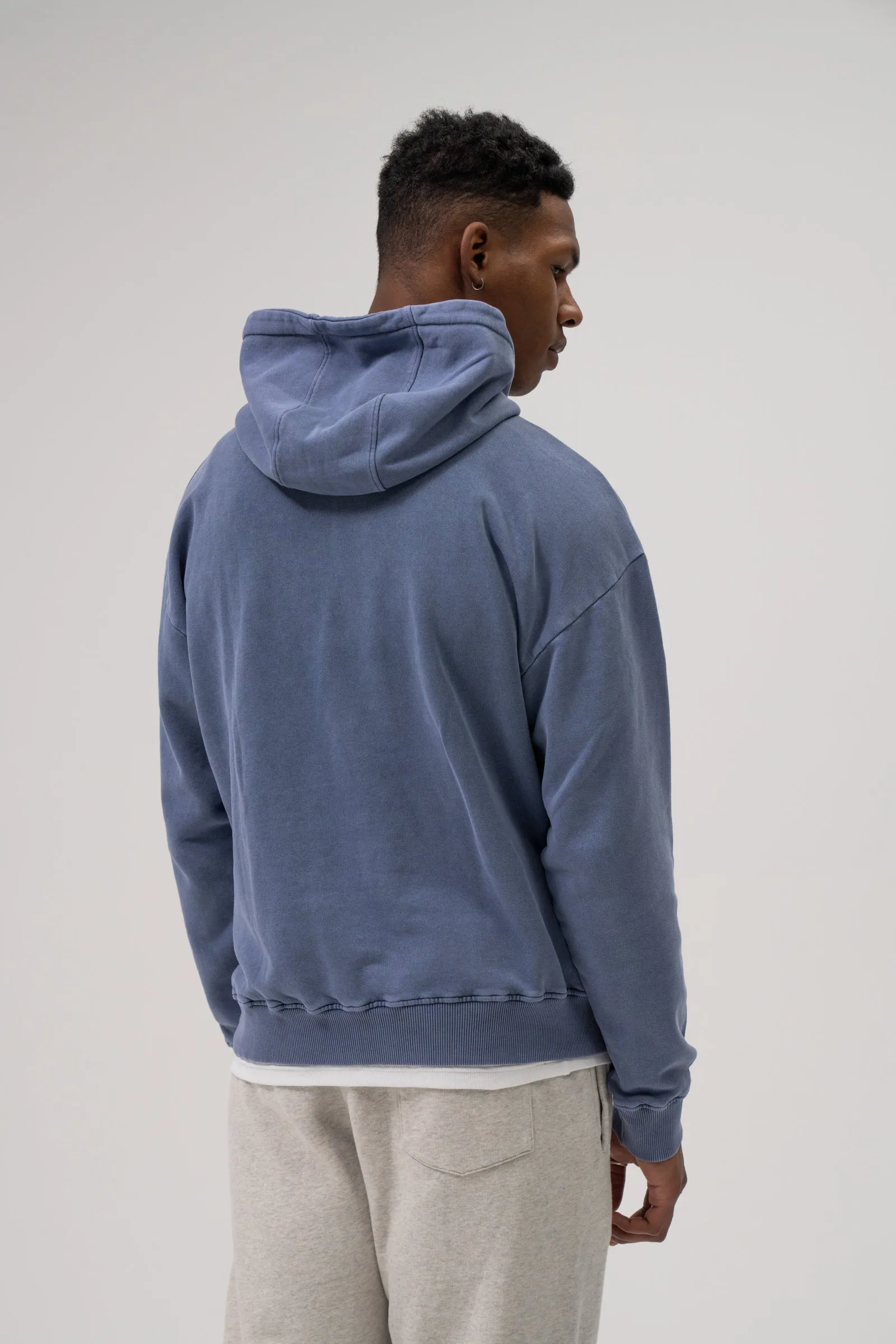 SUSTAIN WASHED BLUE HOODIE sold by Bound product image thumbnail 3