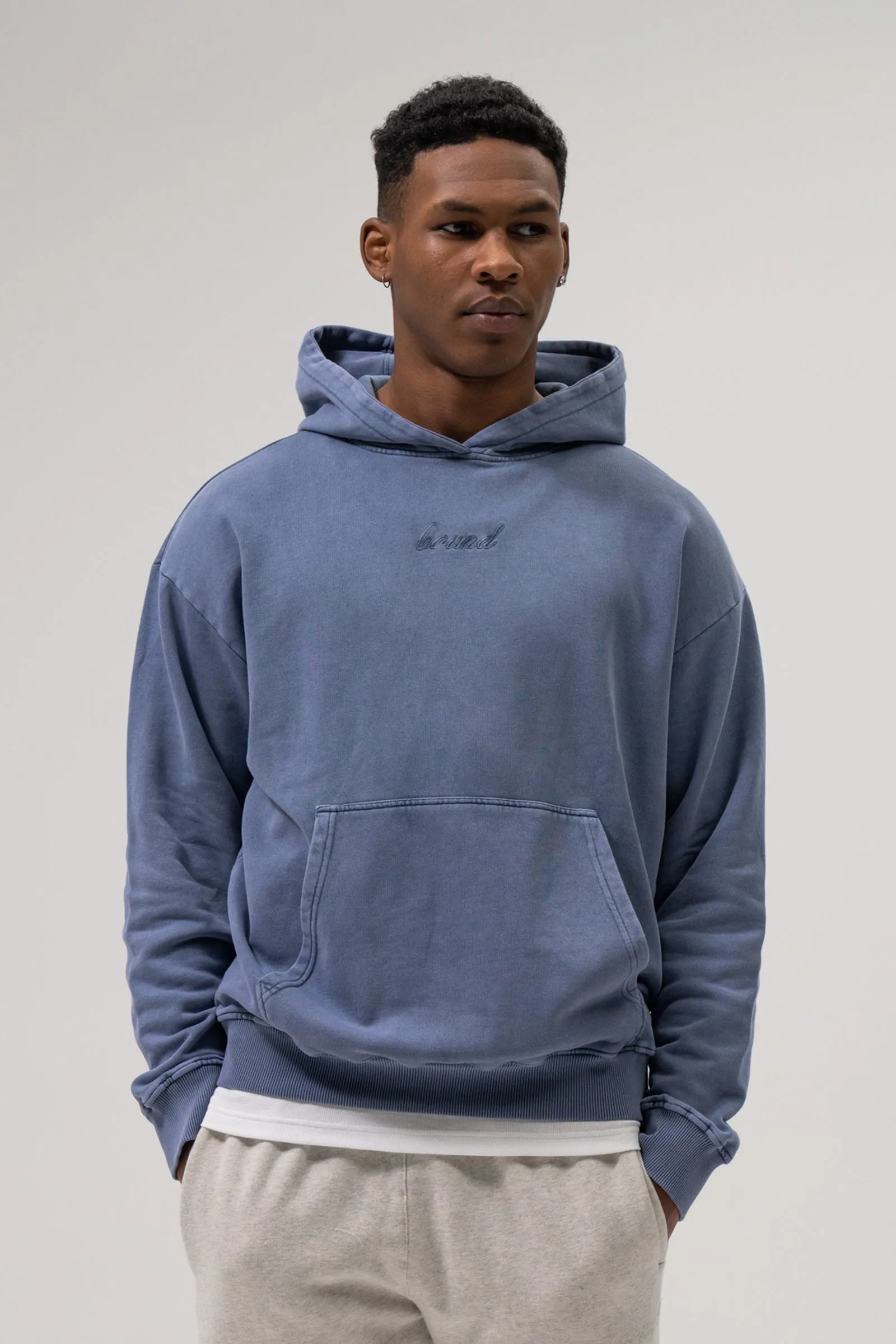 SUSTAIN WASHED BLUE HOODIE sold by Bound