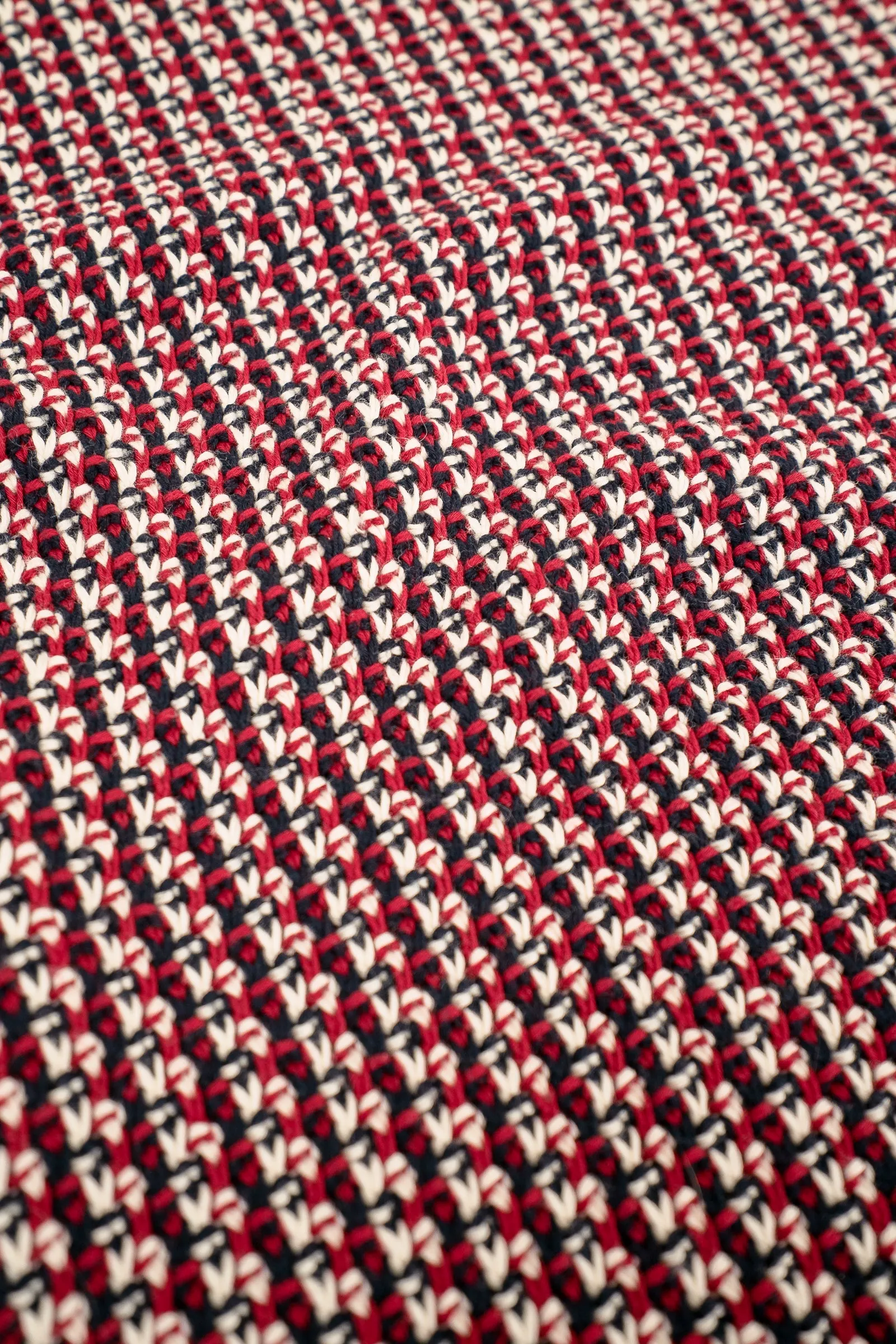 KNITTED CROCHET VEST - BLUE / RED sold by Bound product image thumbnail 5