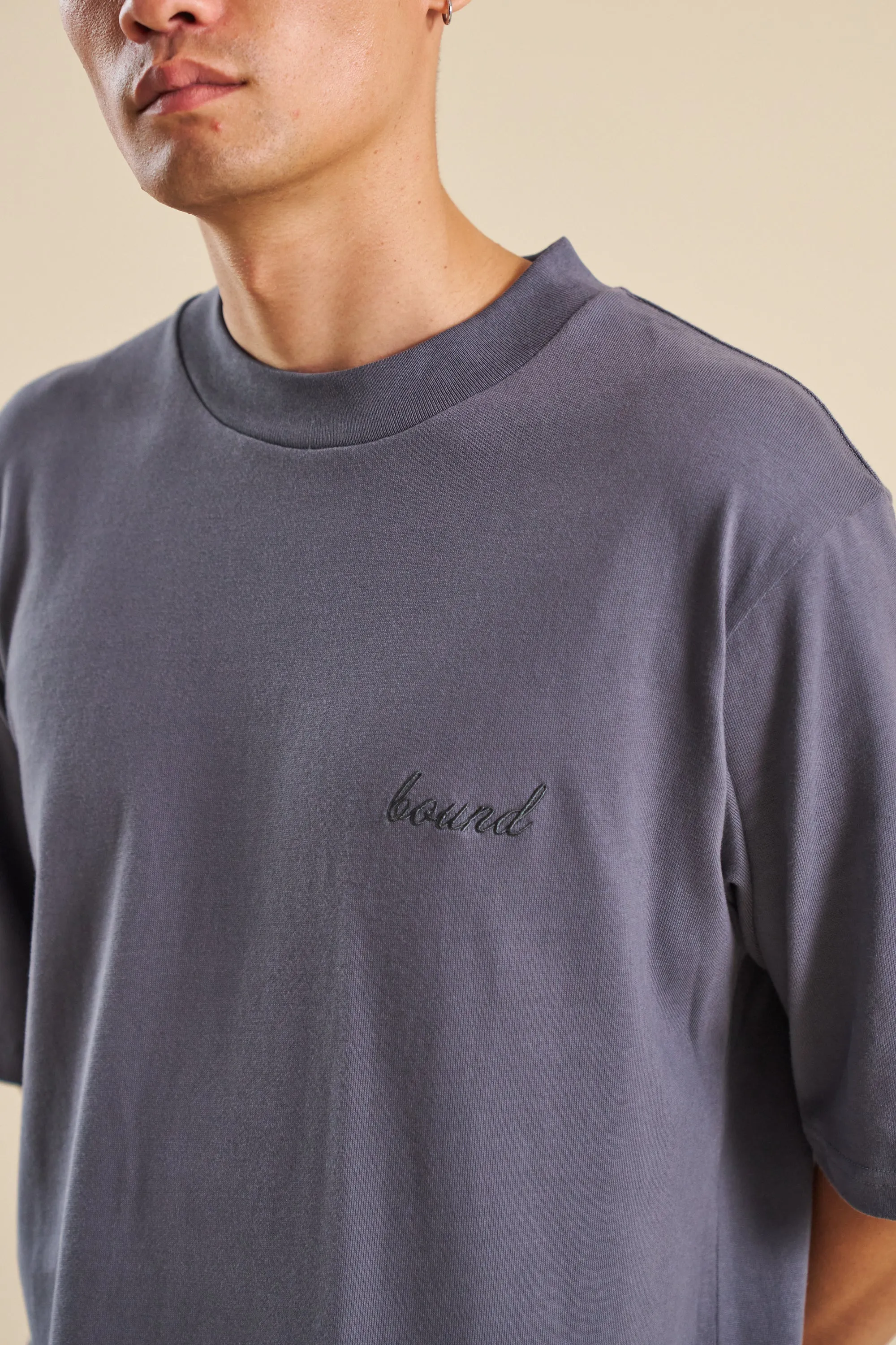 AEGEAN BLUE SCRIPT TEE sold by Bound product image thumbnail 2