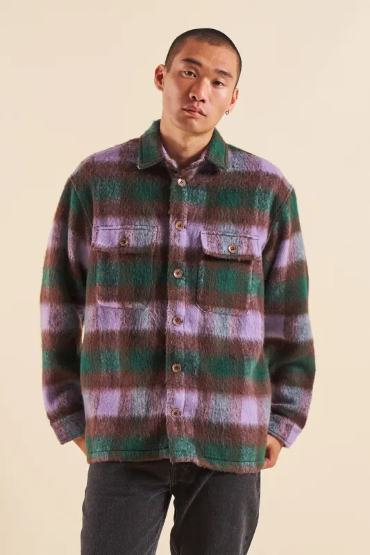 CYPRESS BRUSHED CHECK FLANNEL SHIRT sold by Bound
