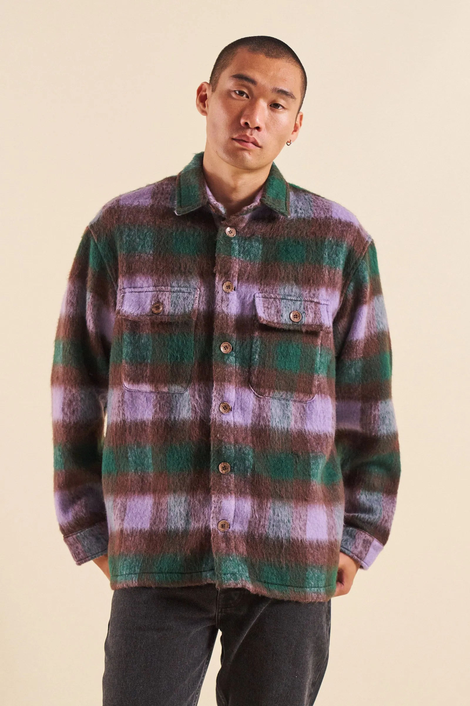 CYPRESS BRUSHED CHECK FLANNEL SHIRT sold by Bound