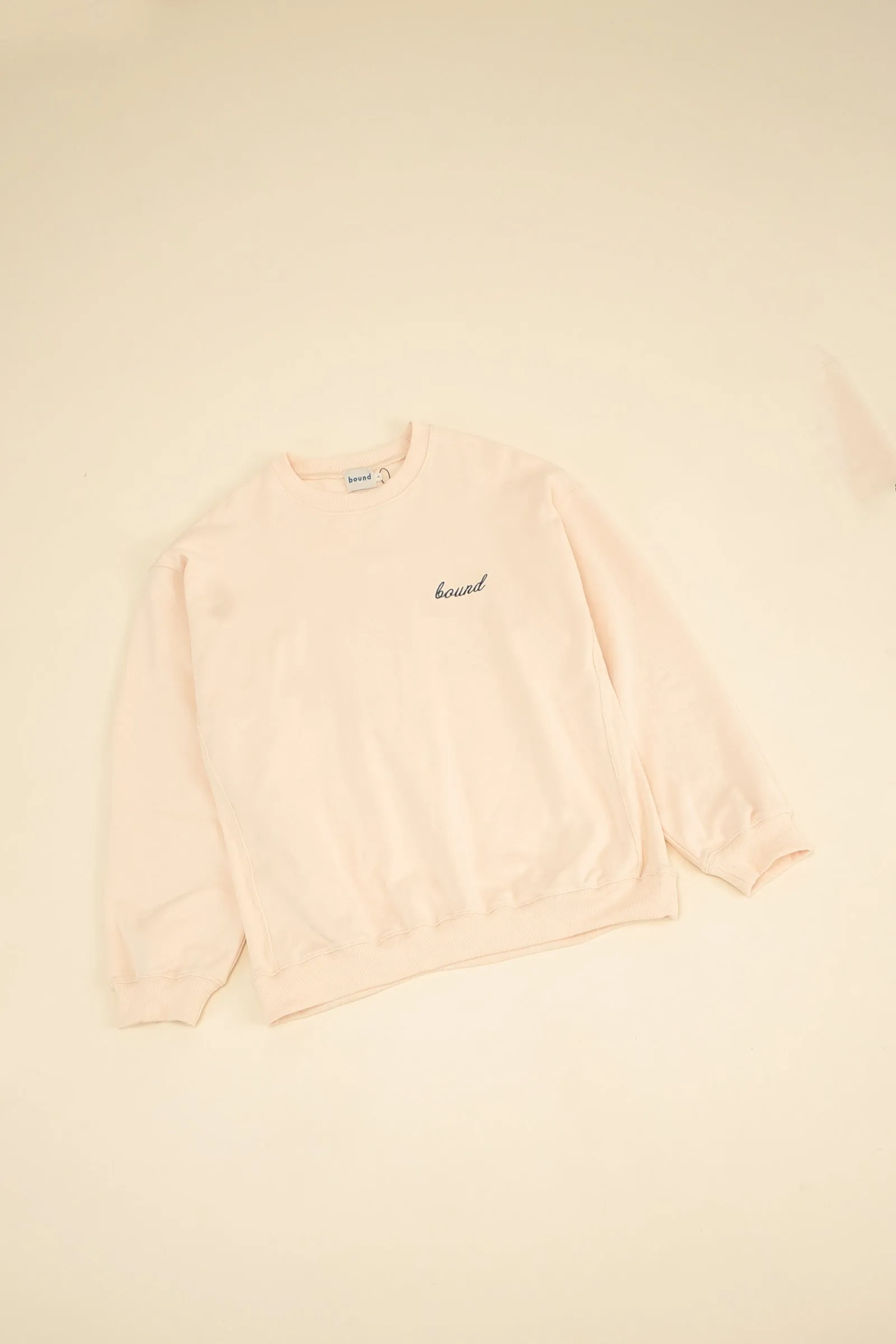 CREAM PREMIUM SCRIPT SWEATER sold by Bound product image thumbnail 5