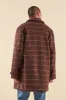 KAITO CHECK BROWN WOOL COAT sold by Bound
