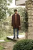 KAITO CHECK BROWN WOOL COAT sold by Bound