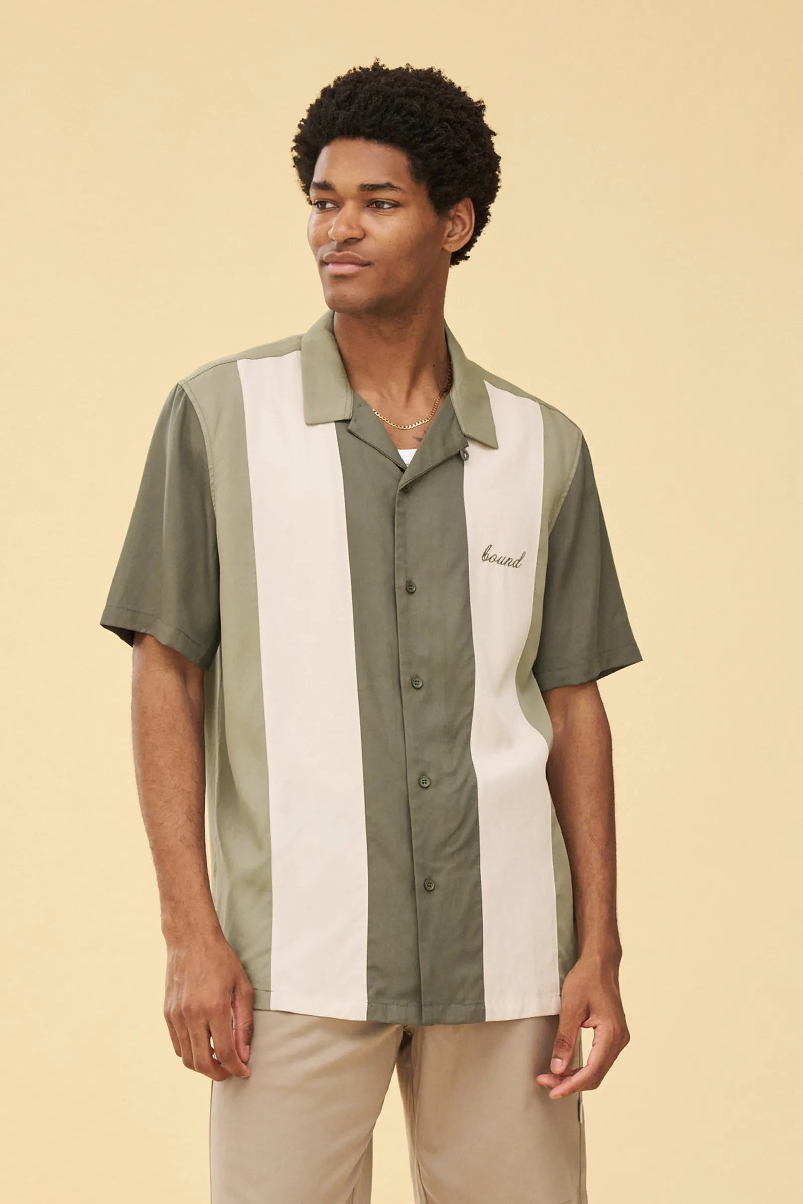 NEW JERSEY BOWLING SHIRT - GREEN sold by Bound product image thumbnail 2