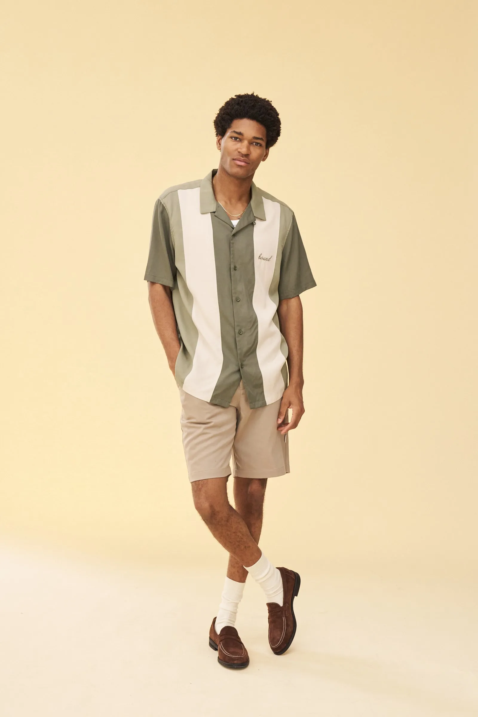 NEW JERSEY BOWLING SHIRT - GREEN sold by Bound product image thumbnail 5