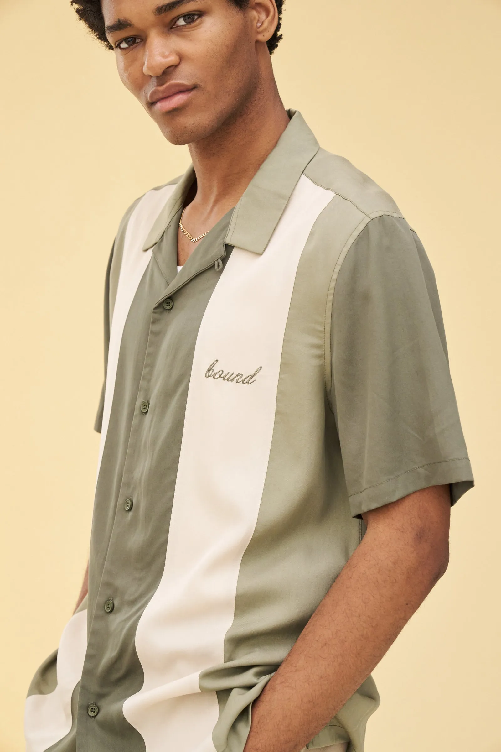 NEW JERSEY BOWLING SHIRT - GREEN sold by Bound product image thumbnail 4