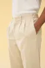 PLEATED SMART TROUSERS - CREAM sold by Bound