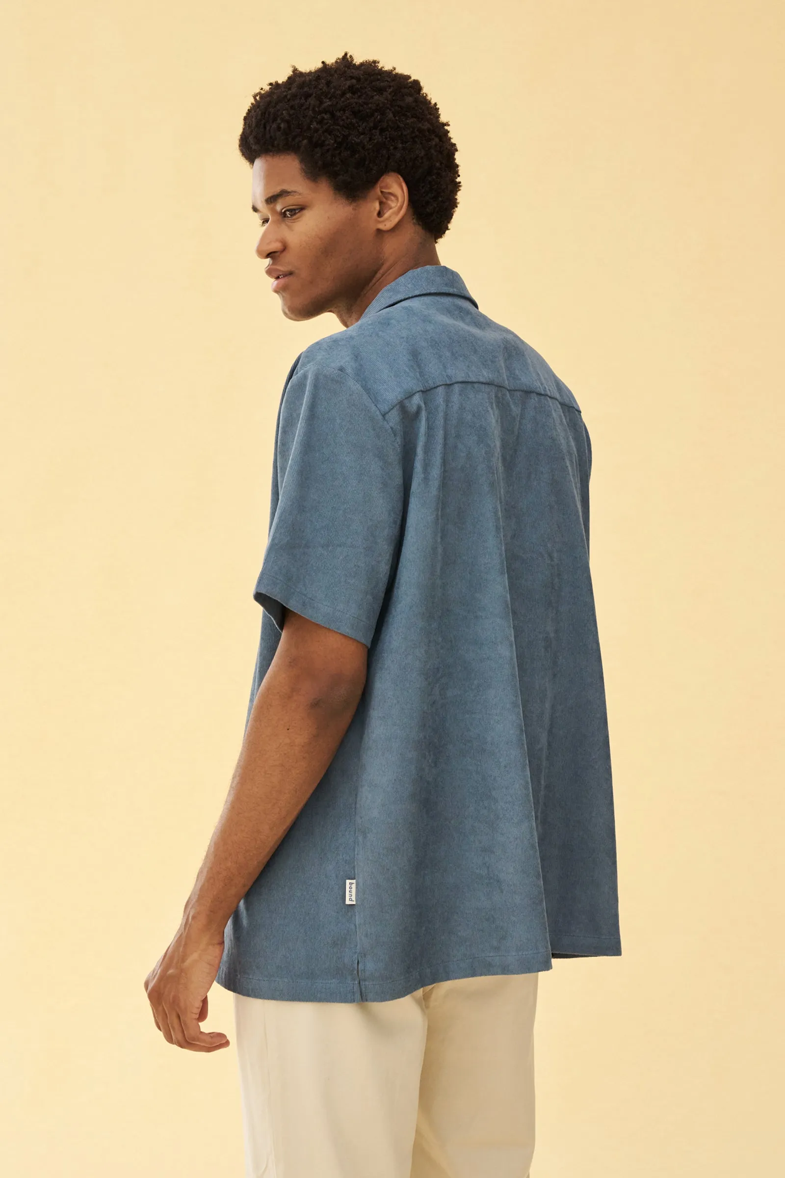 AIRFORCE BLUE CORD TOWEL SS SHIRT sold by Bound product image thumbnail 3