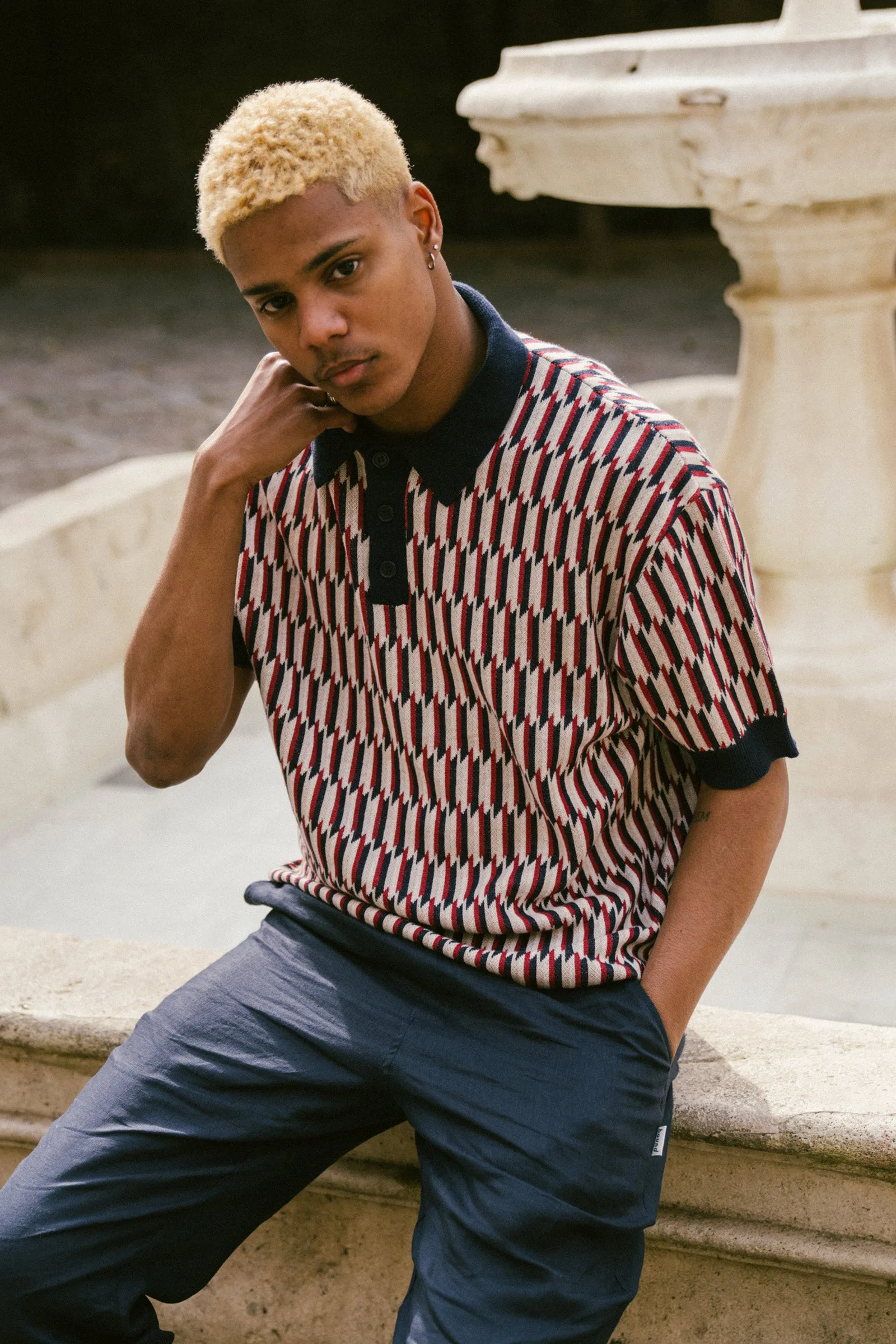 RIVIERA KNIT POLO sold by Bound product image thumbnail 2