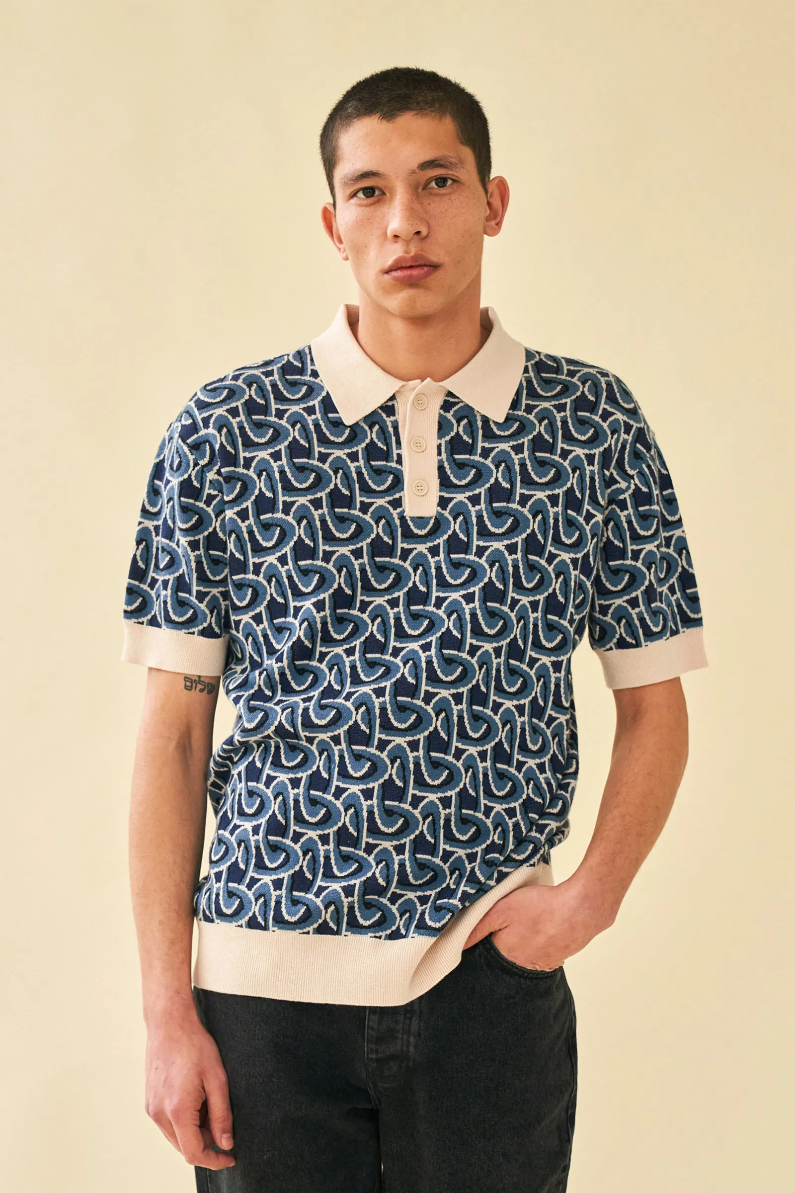 RINELLA KNIT POLO sold by Bound